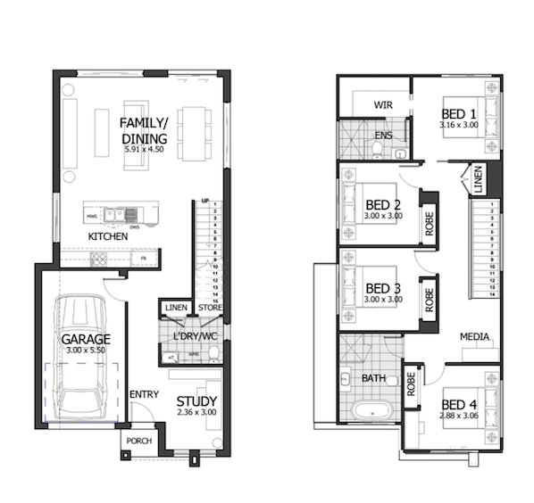 Lot 7807/16 Feathertail Avenue by Noble Home Builders Floorplan