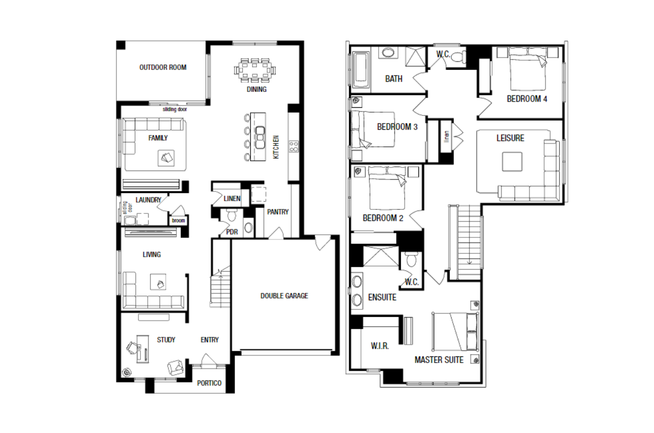 Lot 8022 Gladstone Street by Metricon Homes Floorplan