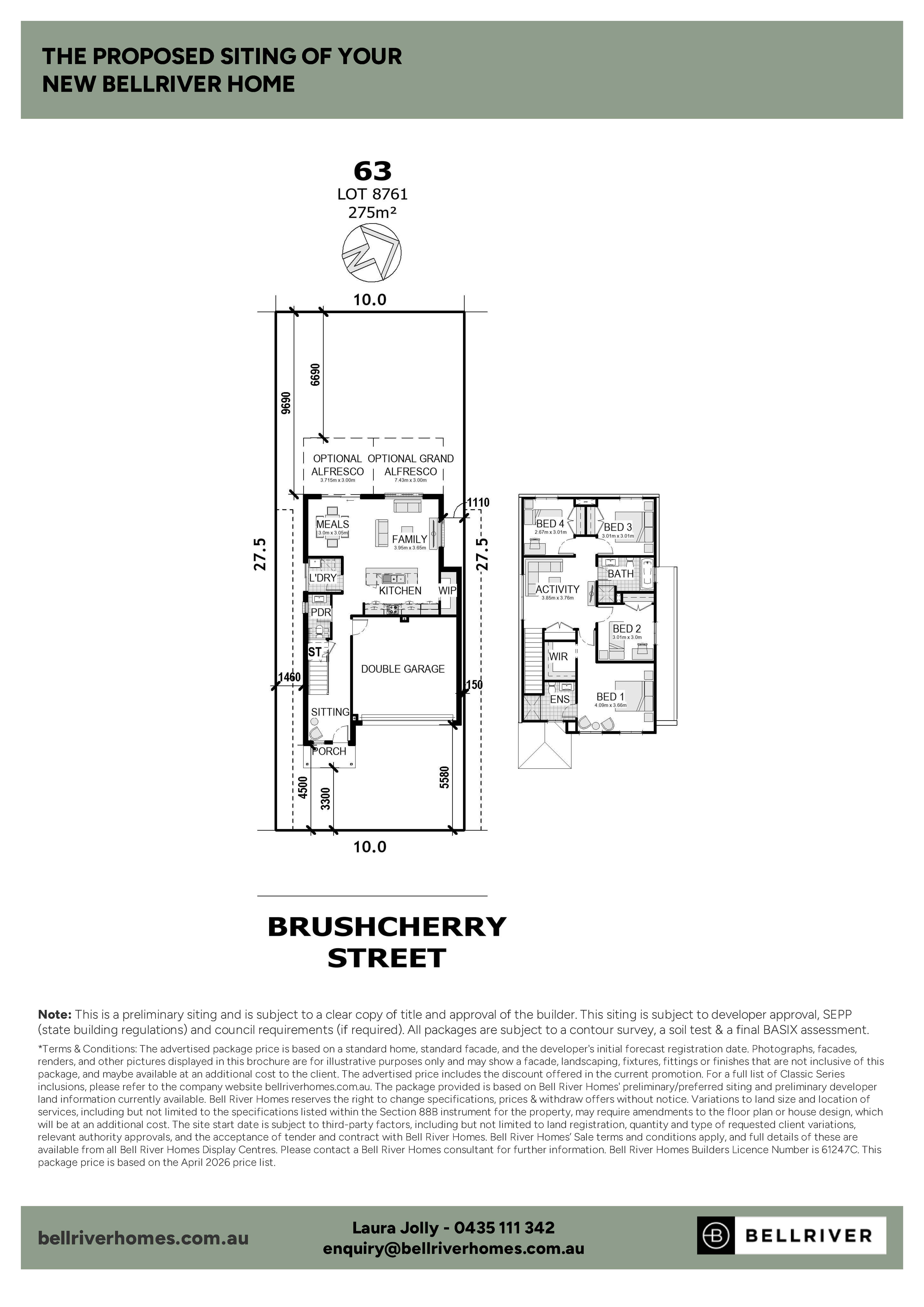 Lot 8761 (63) Brushcherry Street, Newpark Estate by Bellriver Homes