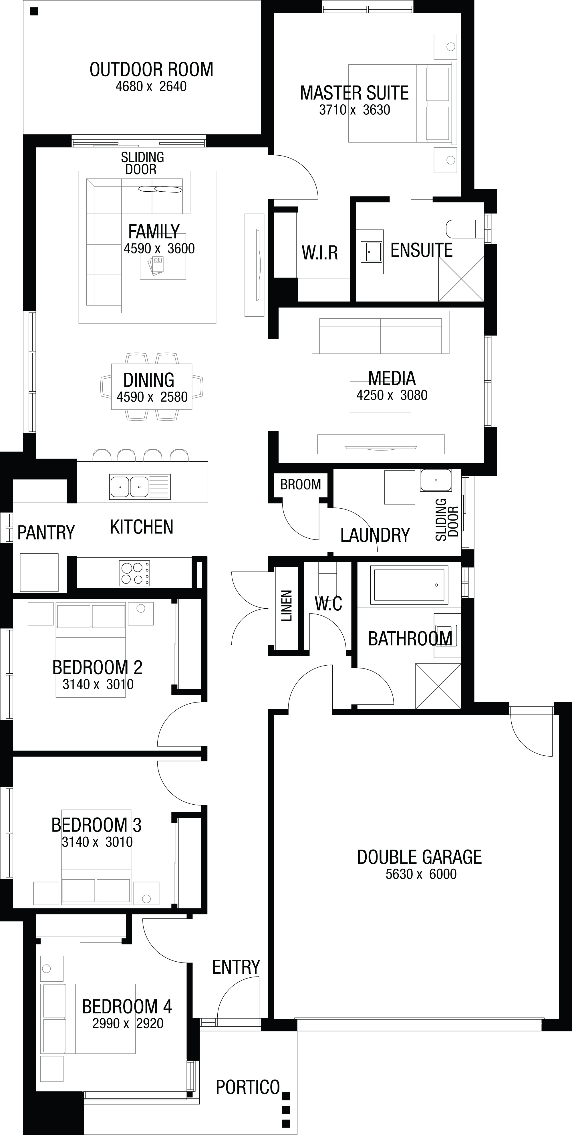 Lot 9 New Road by Australian Building Company Floorplan