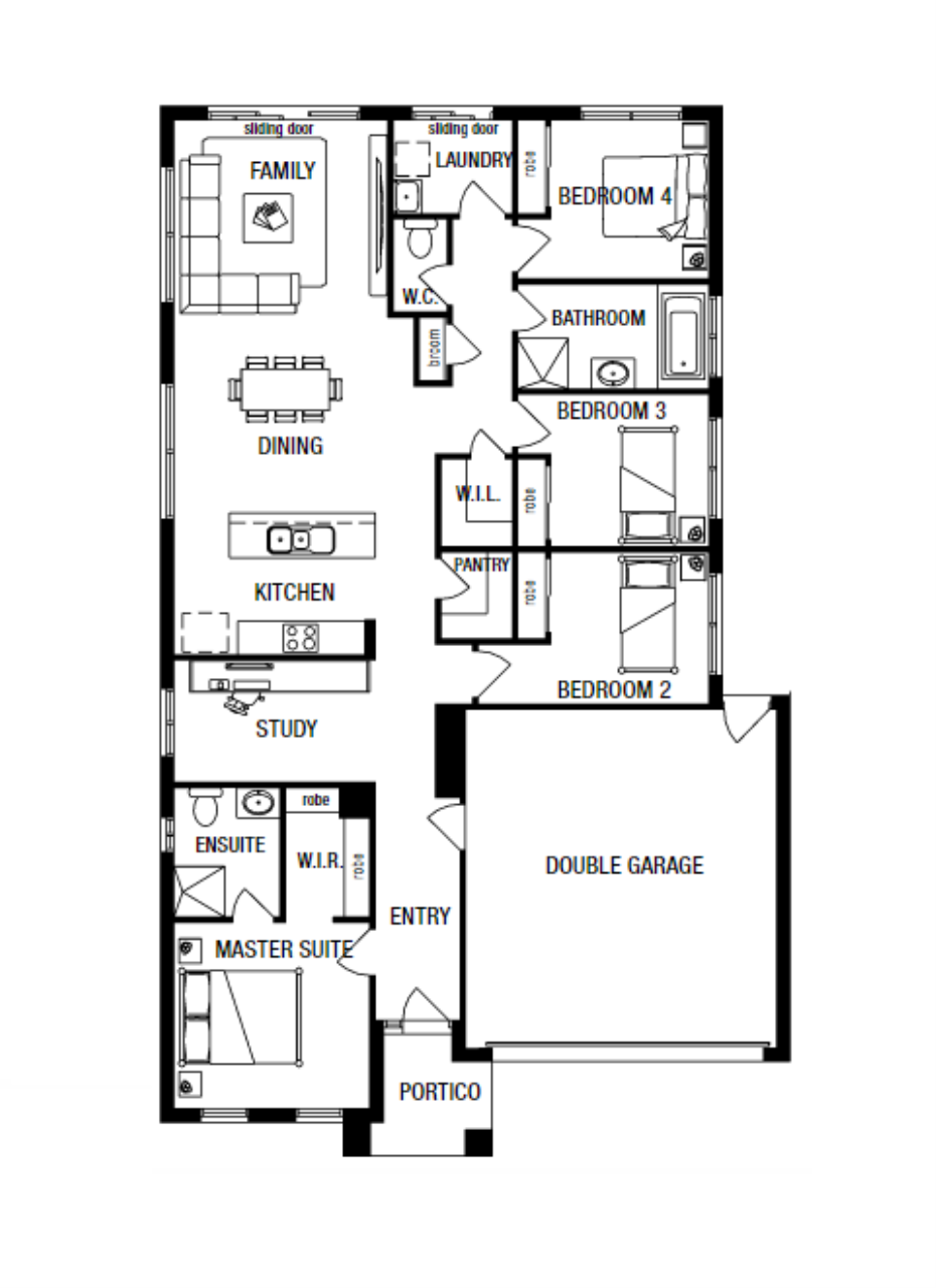 Lot 939 Saperavi Street by Metricon Homes Floorplan