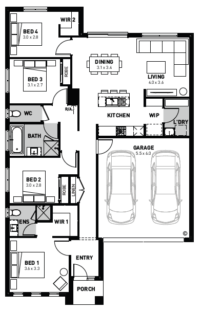 Lot 94 Dimitri Drive Floorplan