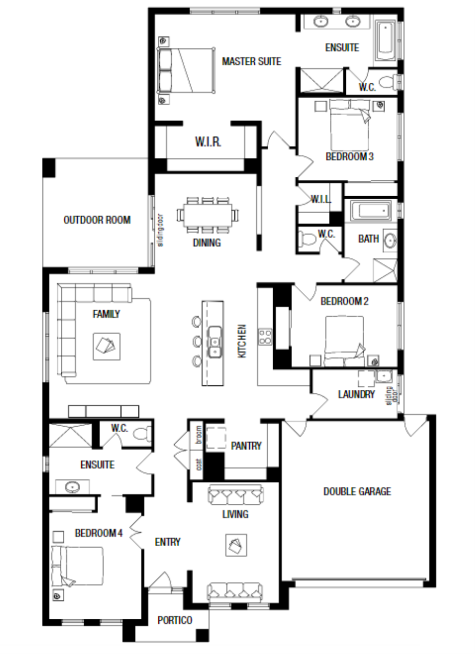 Lot 99 Jockey Place by Metricon Homes Floorplan