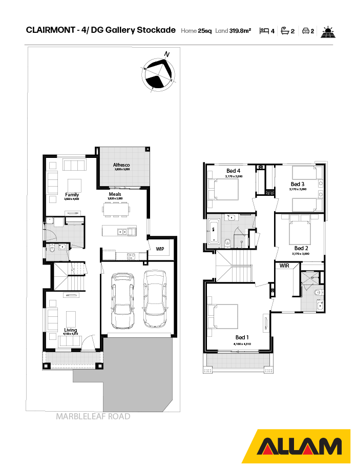 Madison Rise Estate - Woongarrah - Lot 13 Floorplan