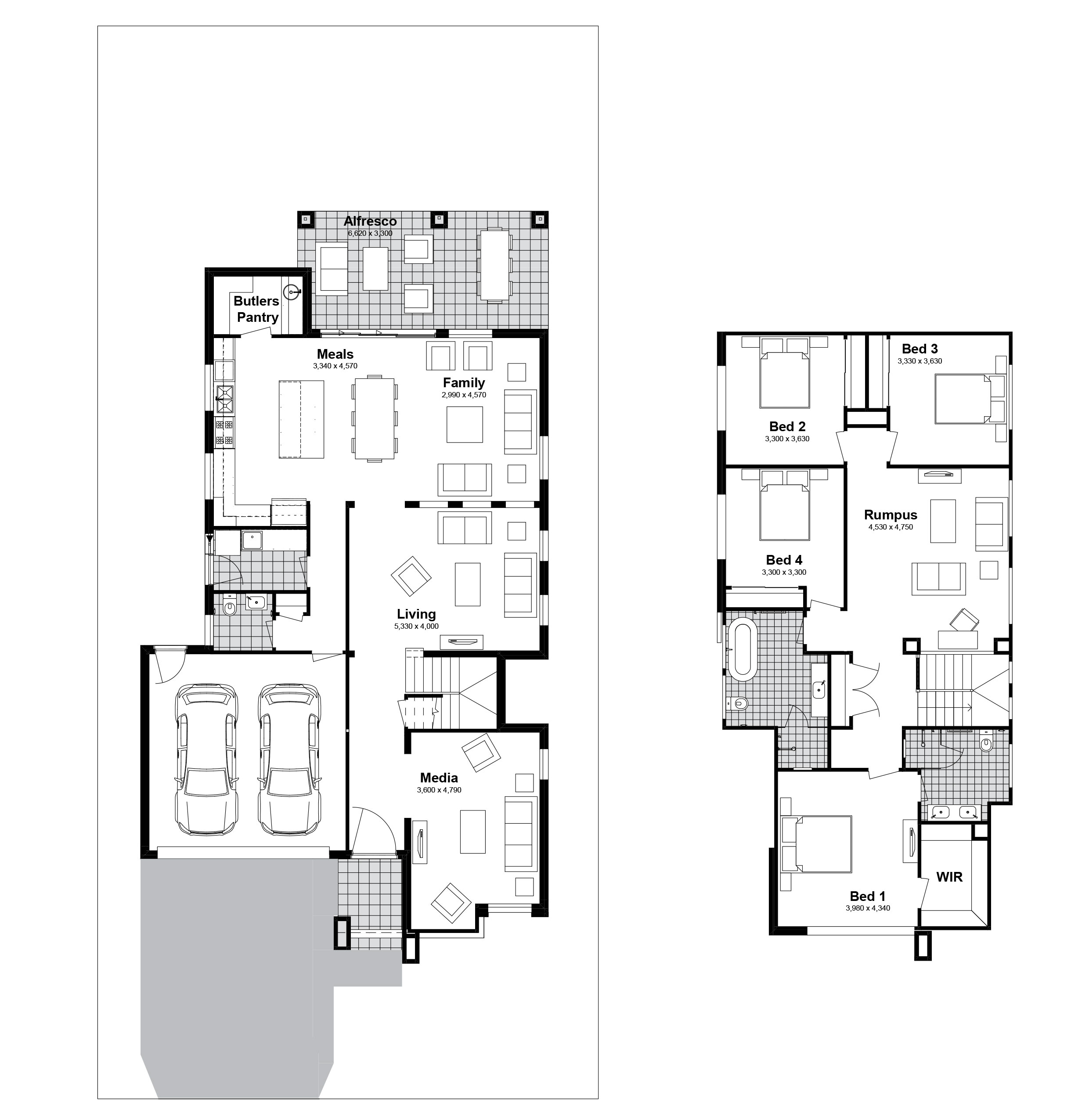 Madison Rise Estate - Woongarrah - Lot 307 Floorplan