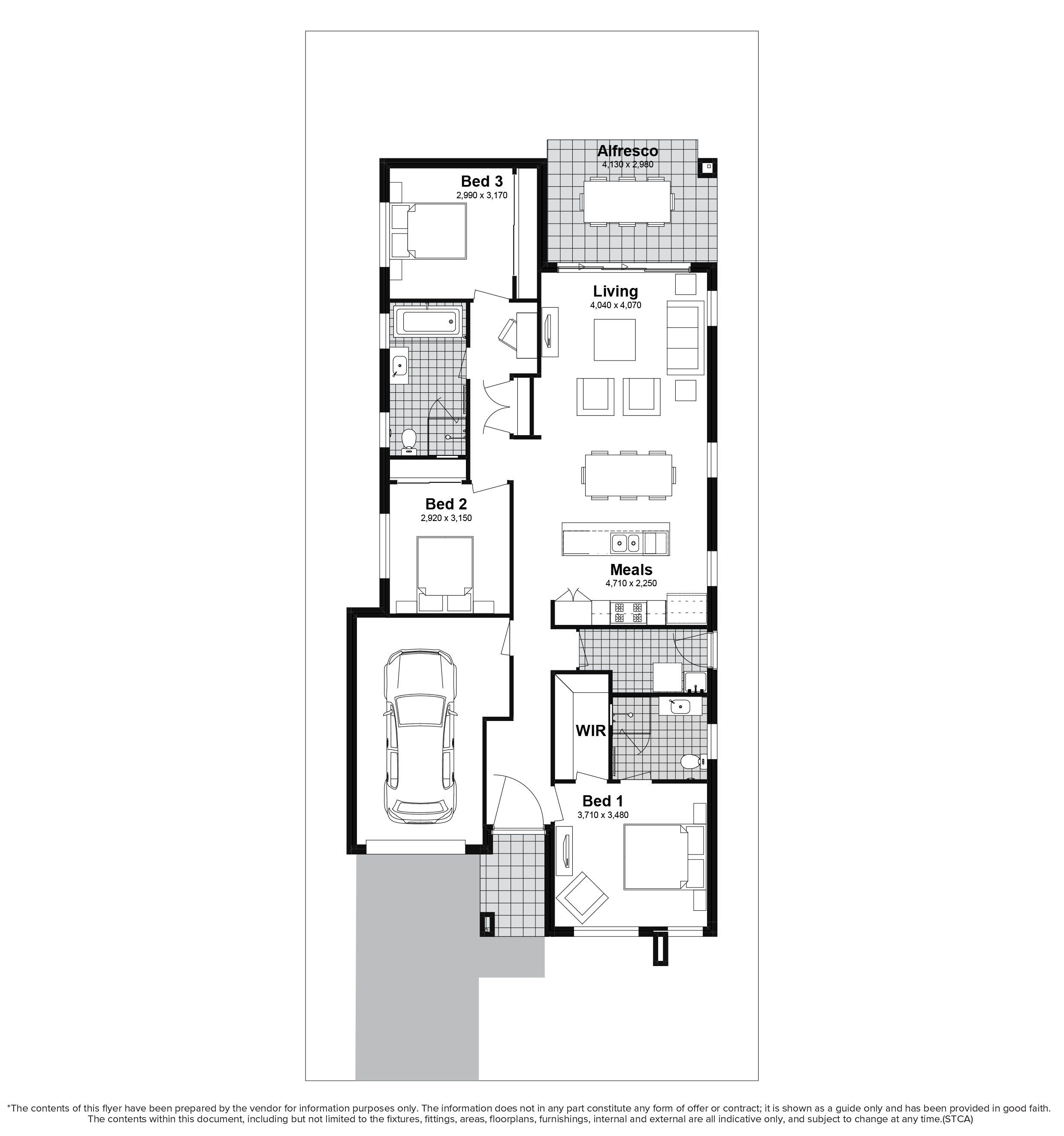 Madison Rise Estate - Woongarrah - Lot 422 Floorplan