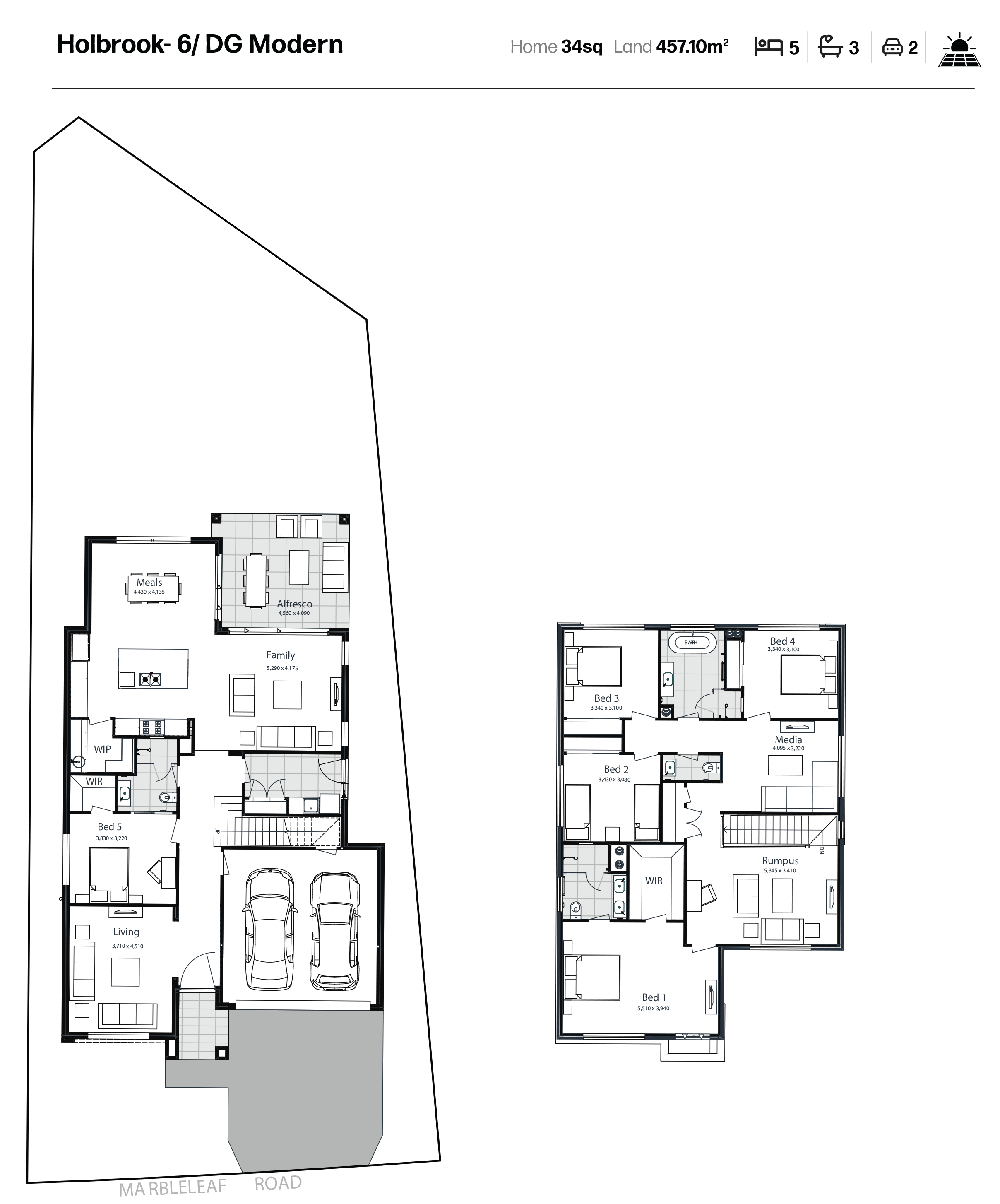 Madison Rise Estate - Woongarrah - Lot 508 Floorplan