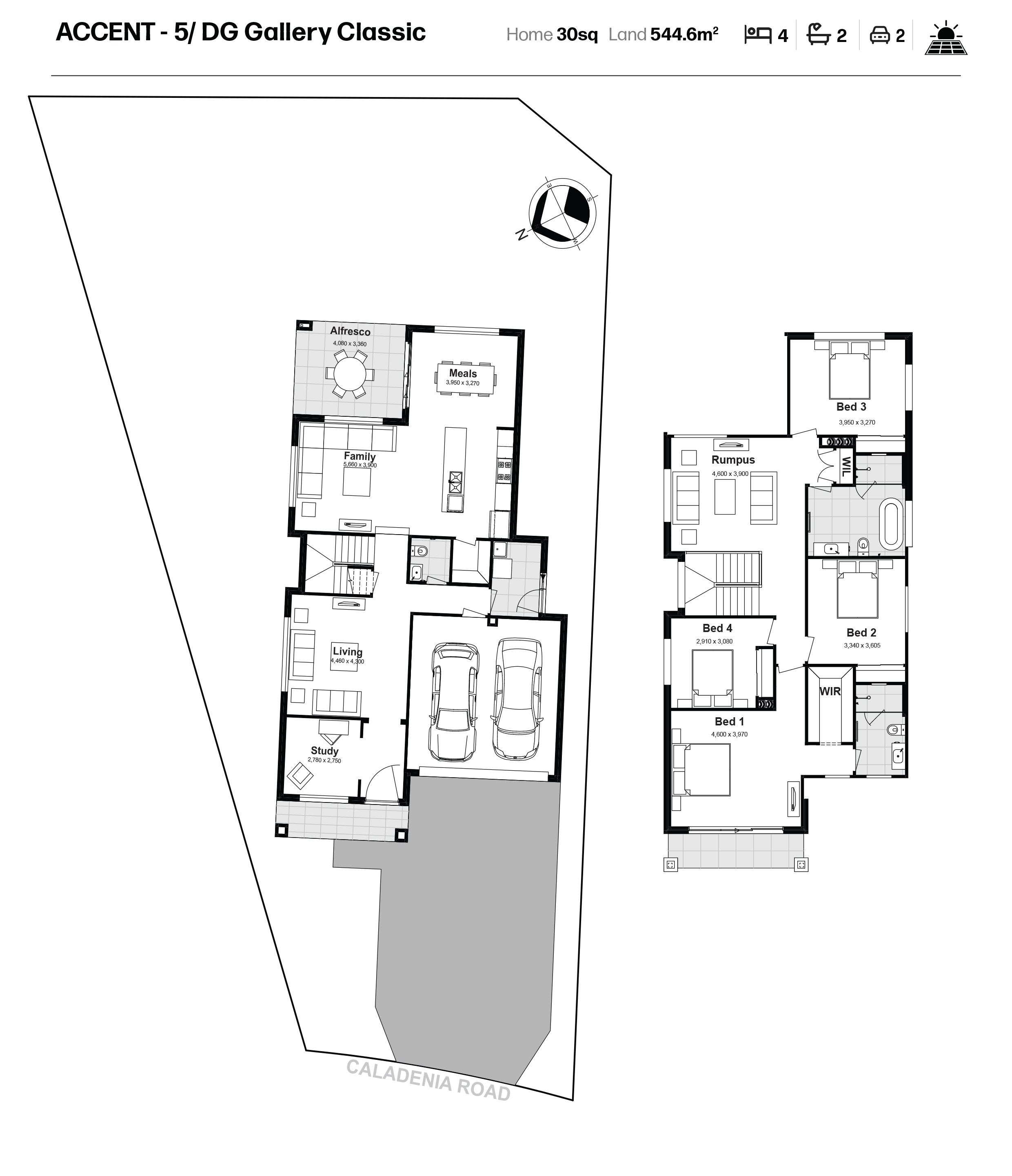 Madison Rise Estate - Woongarrah - Lot 6 Floorplan