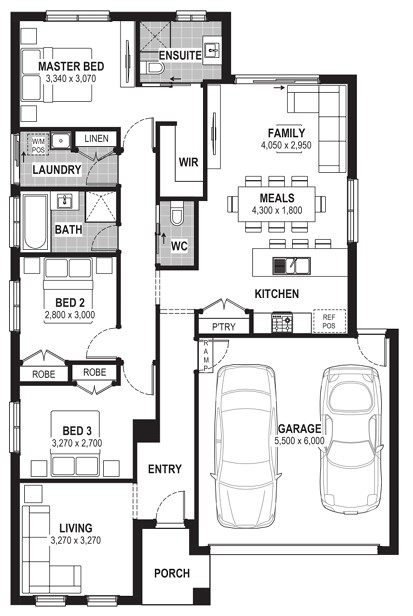 Manna Gum Views Estate - Brown Hill - Lot 1 Floorplan