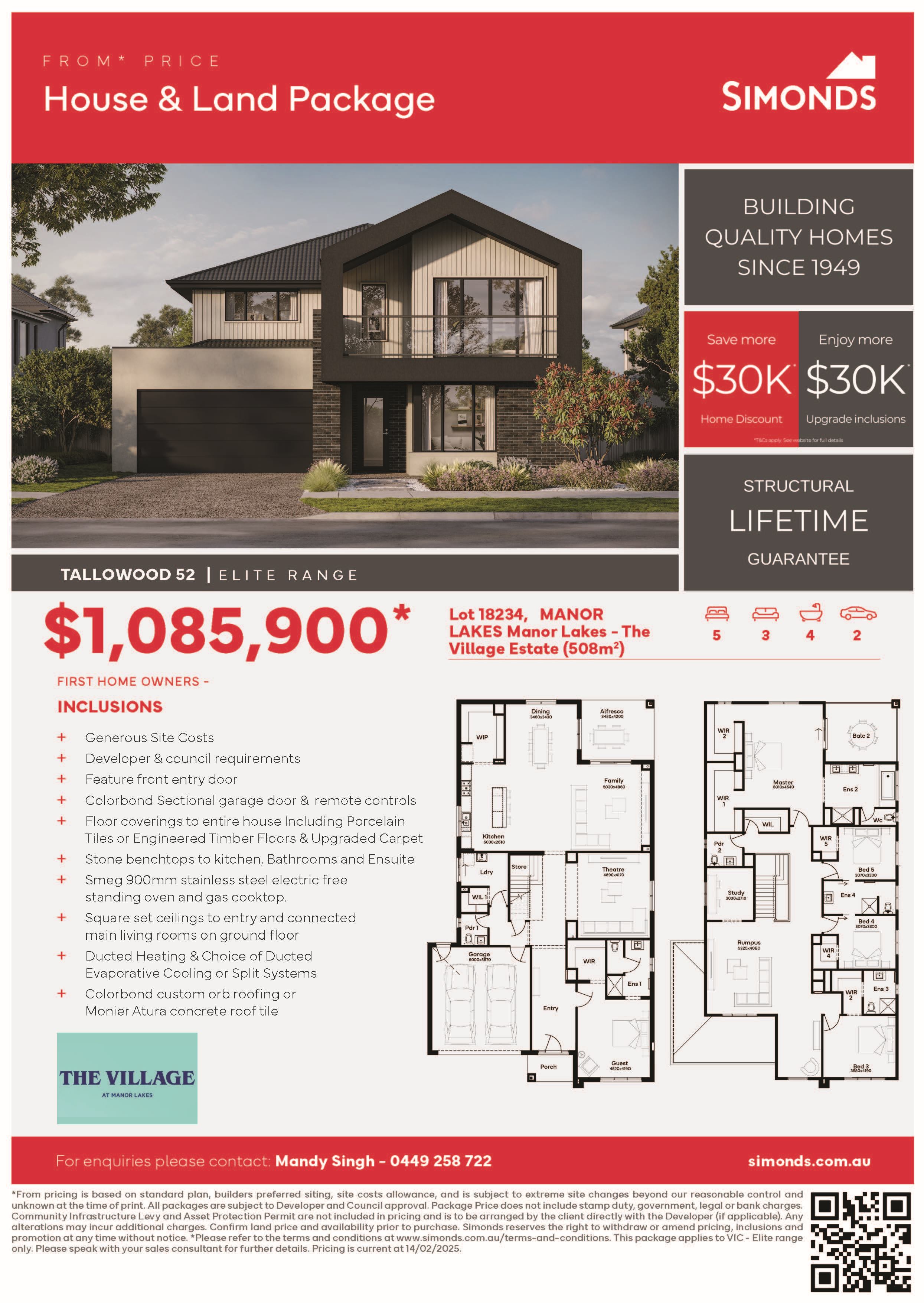 Manor Lakes Estate - Manor Lakes - Lot 18234