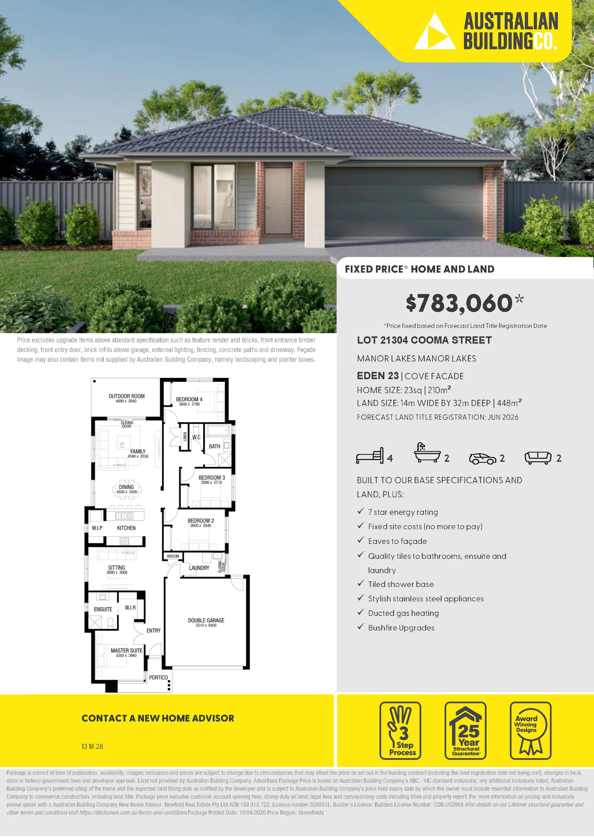 Manor Lakes Estate - Manor Lakes - Lot 21304