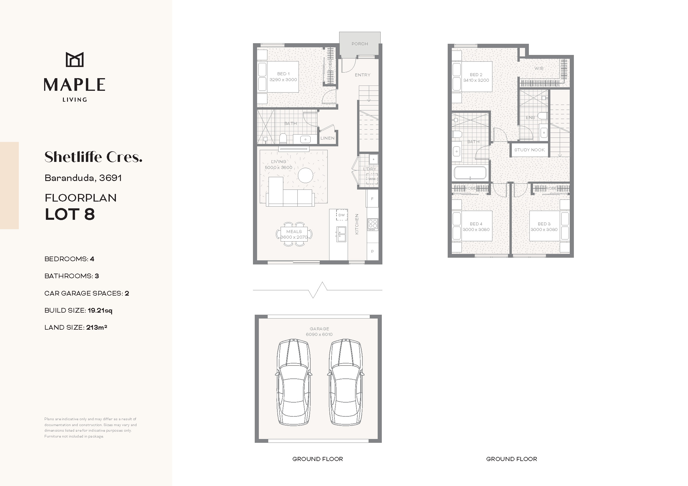 Maple Living Townhomes at Avalon Park - Baranduda - Lot 108