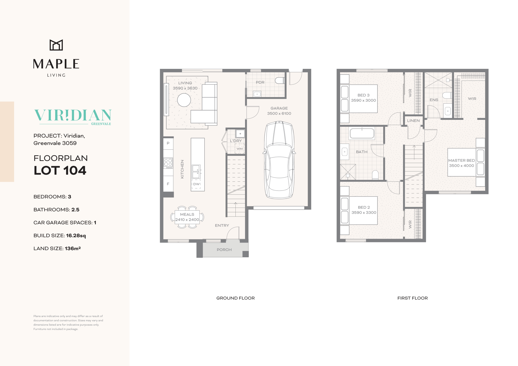 Maple Living Townhomes at Viridian - Greenvale - Lot 4