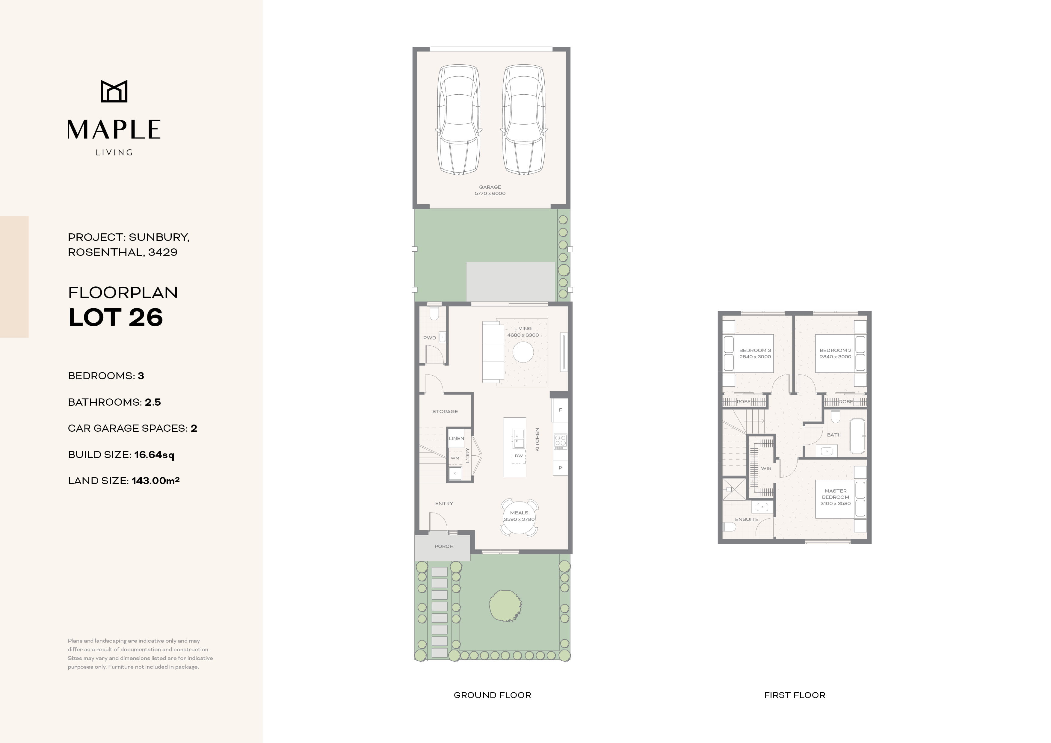 Maple Living at Rosenthal Estate  - Sunbury - Lot 26