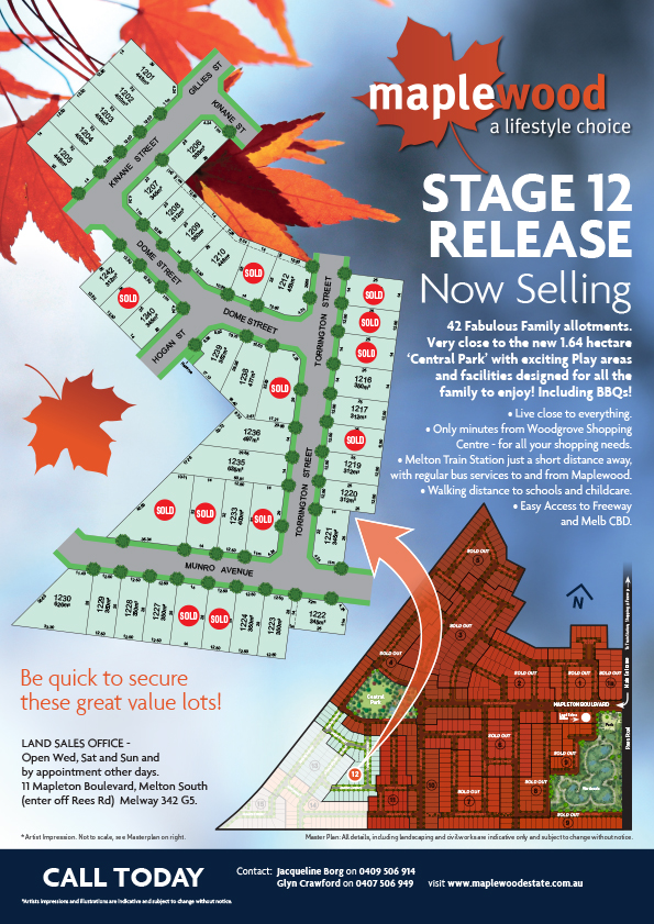Maplewood Estate - Melton South - Lot RECEIVE UP TO 9% YIELD Return on Investment