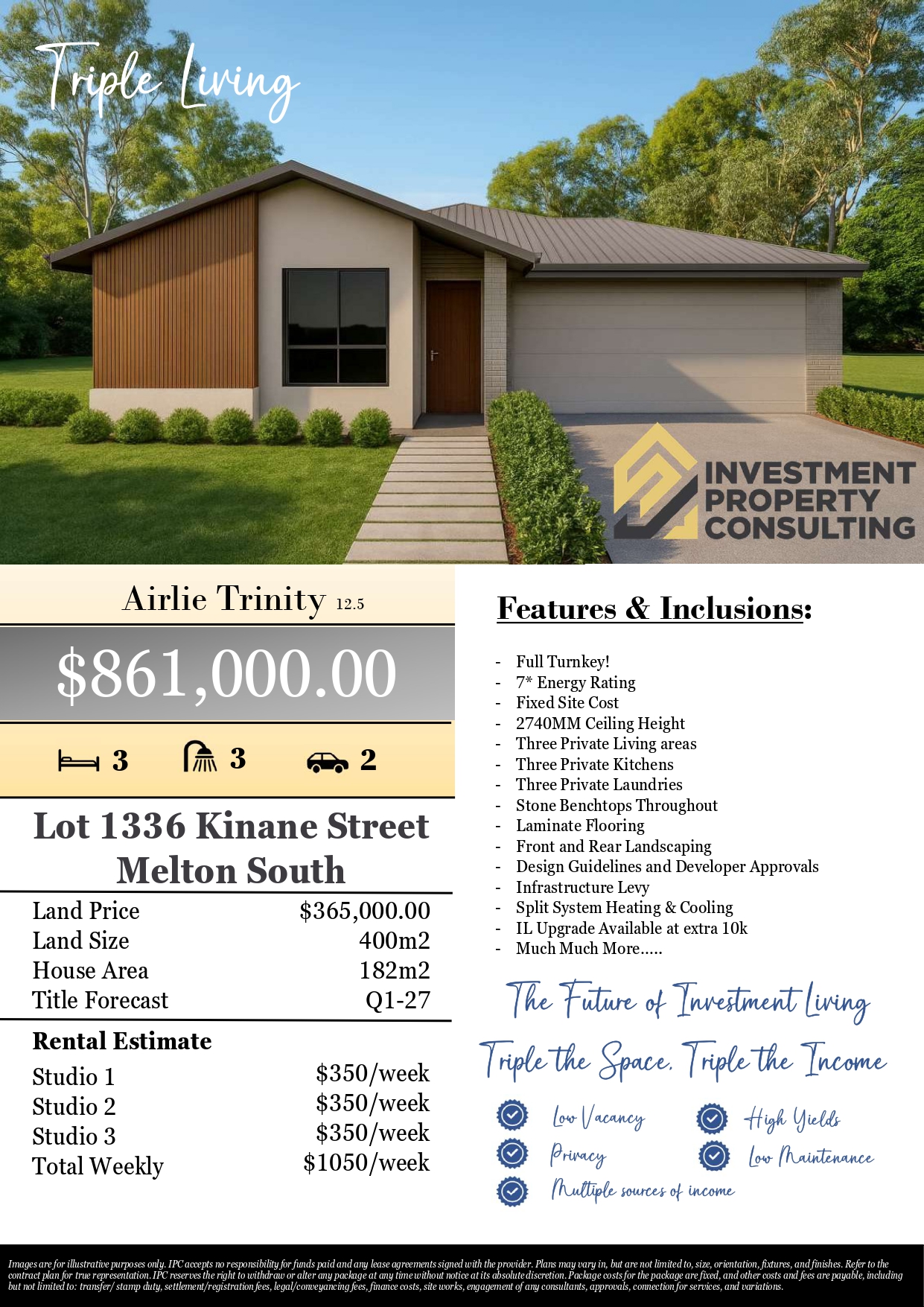 Maplewood Estate - Melton South - Lot RECIEVE UP TO $1050 PER WEEK RENT Other