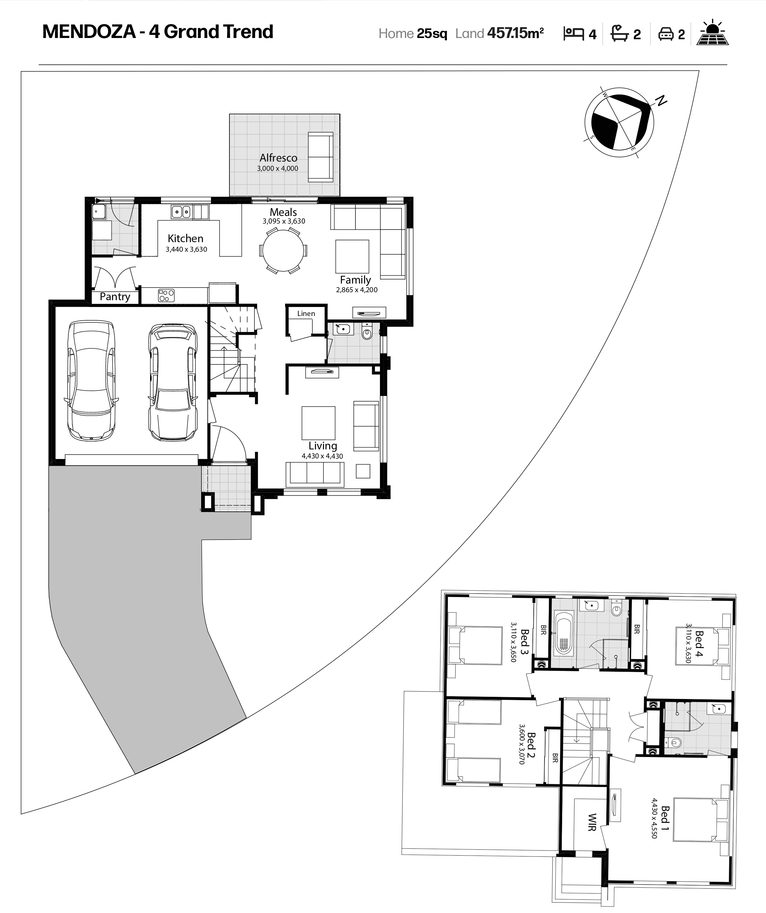 McKenzie Estate - Vineyard  - Lot 121 Floorplan