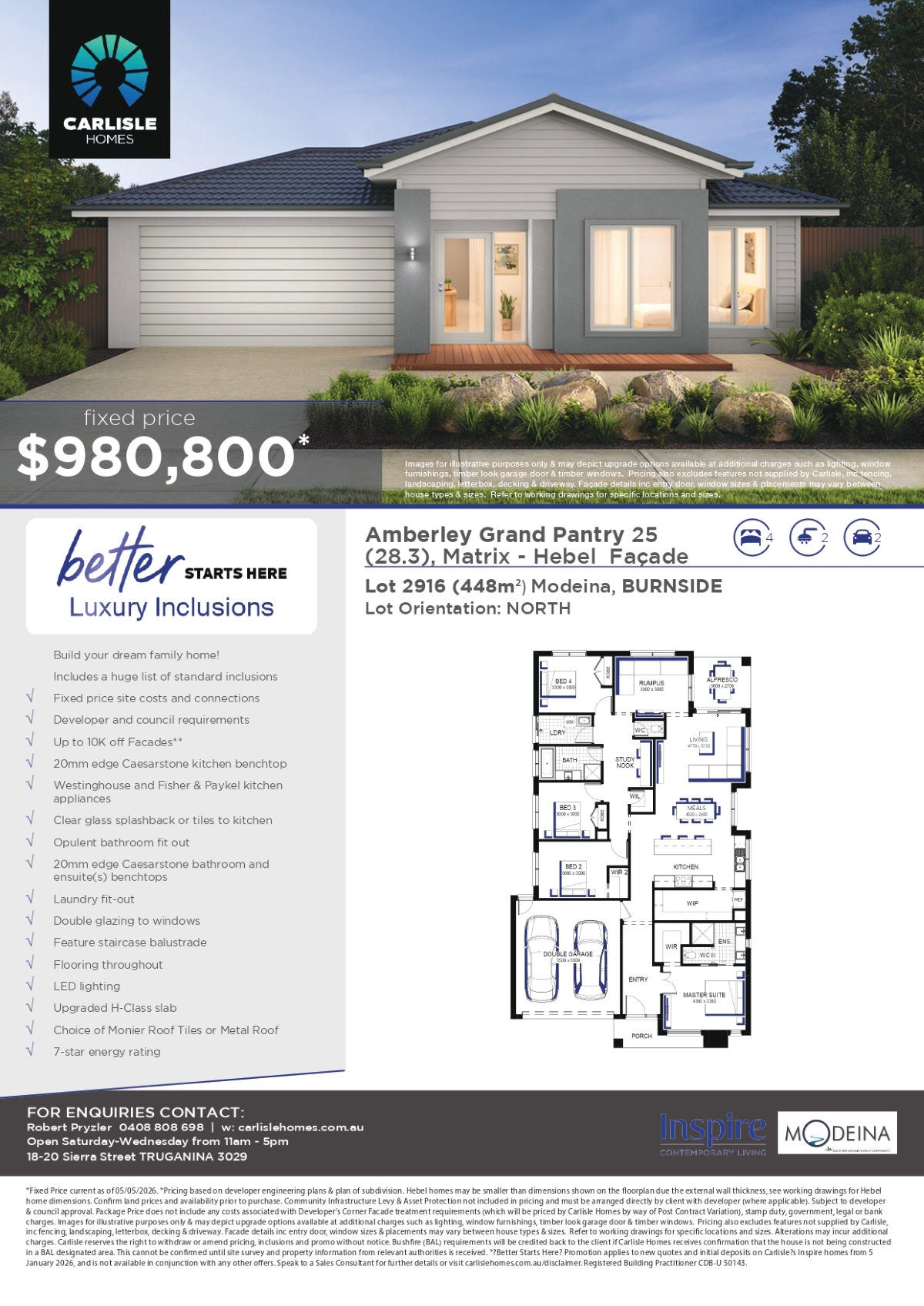 Modeina Estate - Burnside - Lot 2916