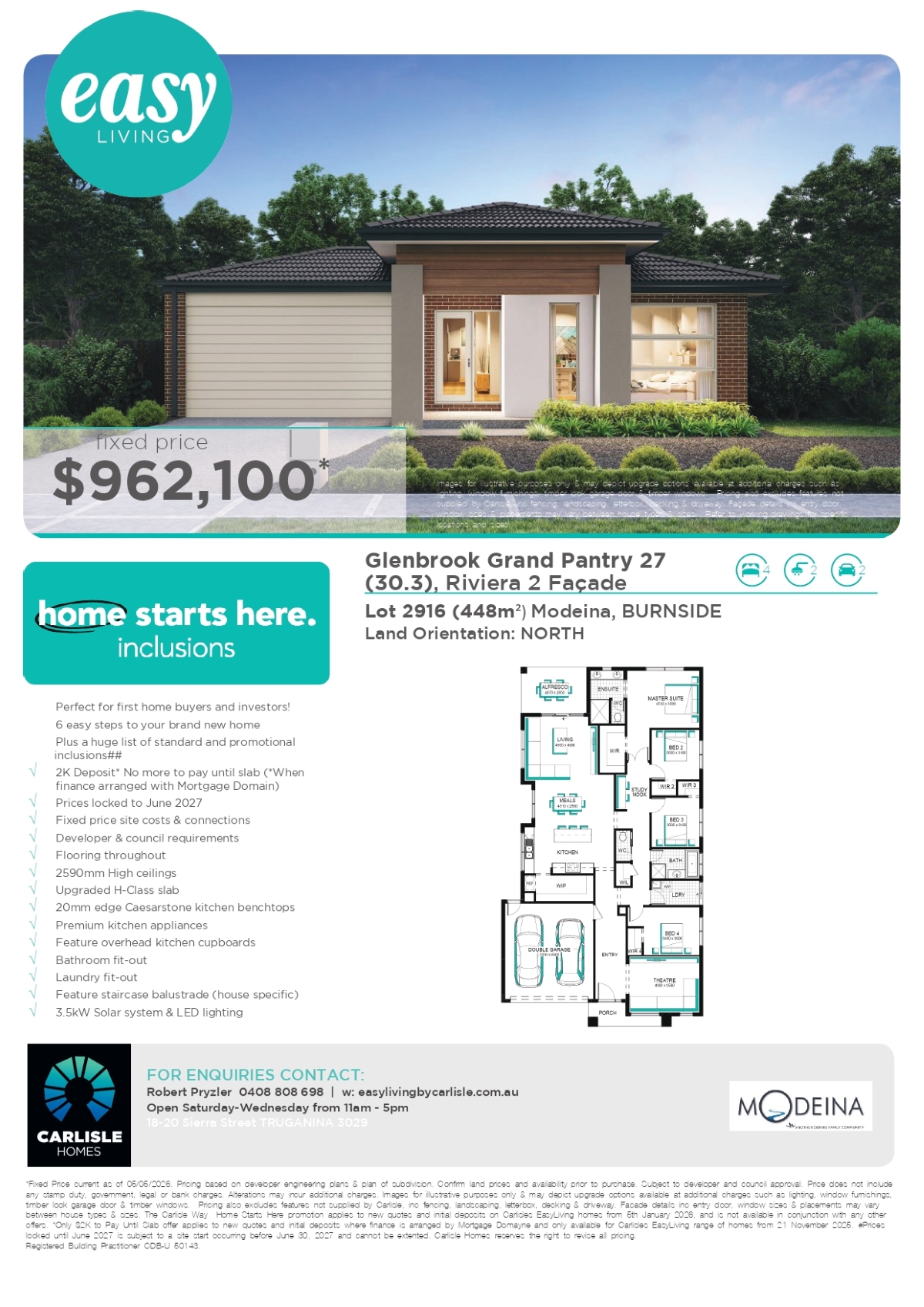 Modeina Estate - Burnside - Lot 2916