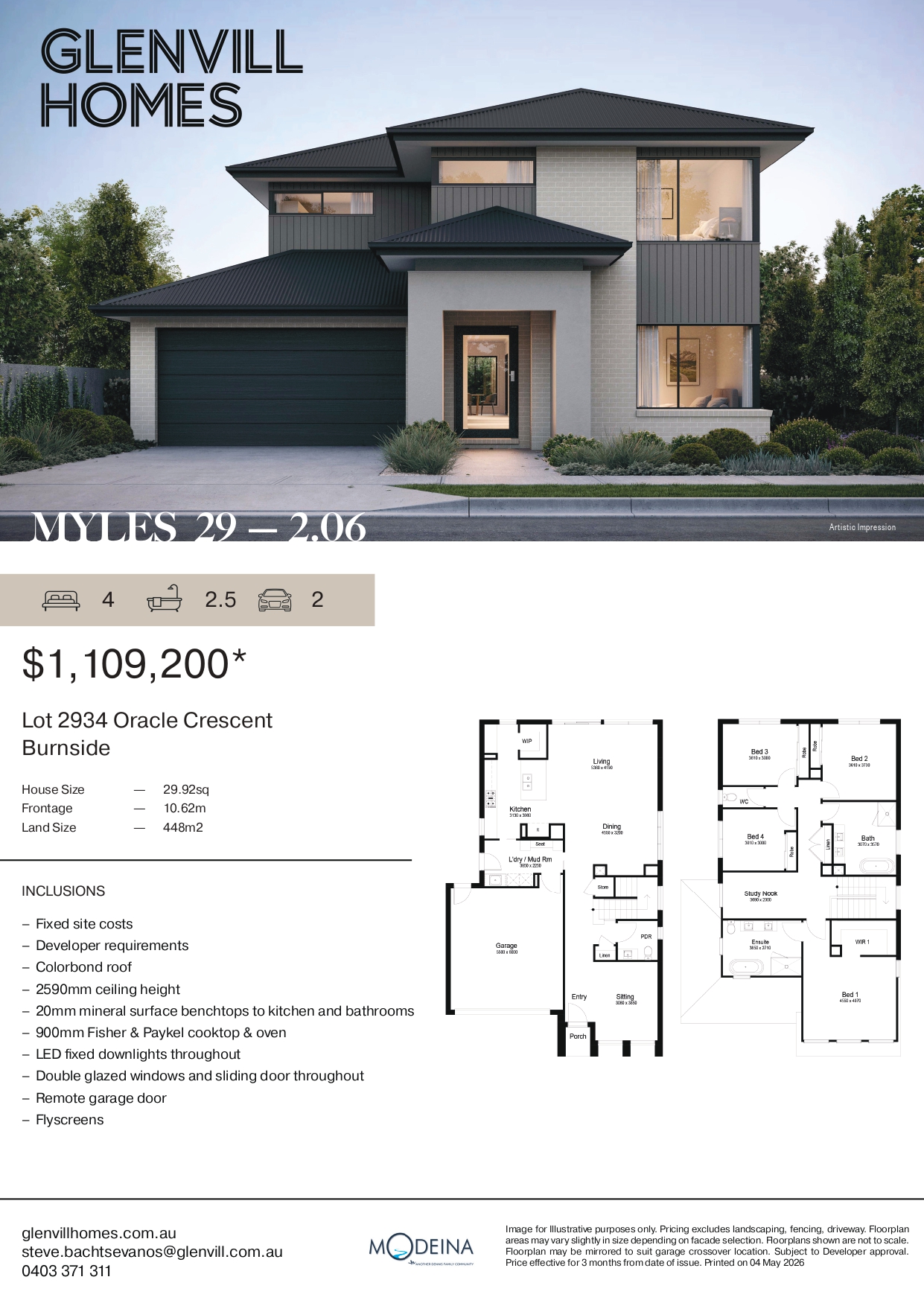Modeina Estate - Burnside - Lot 2934