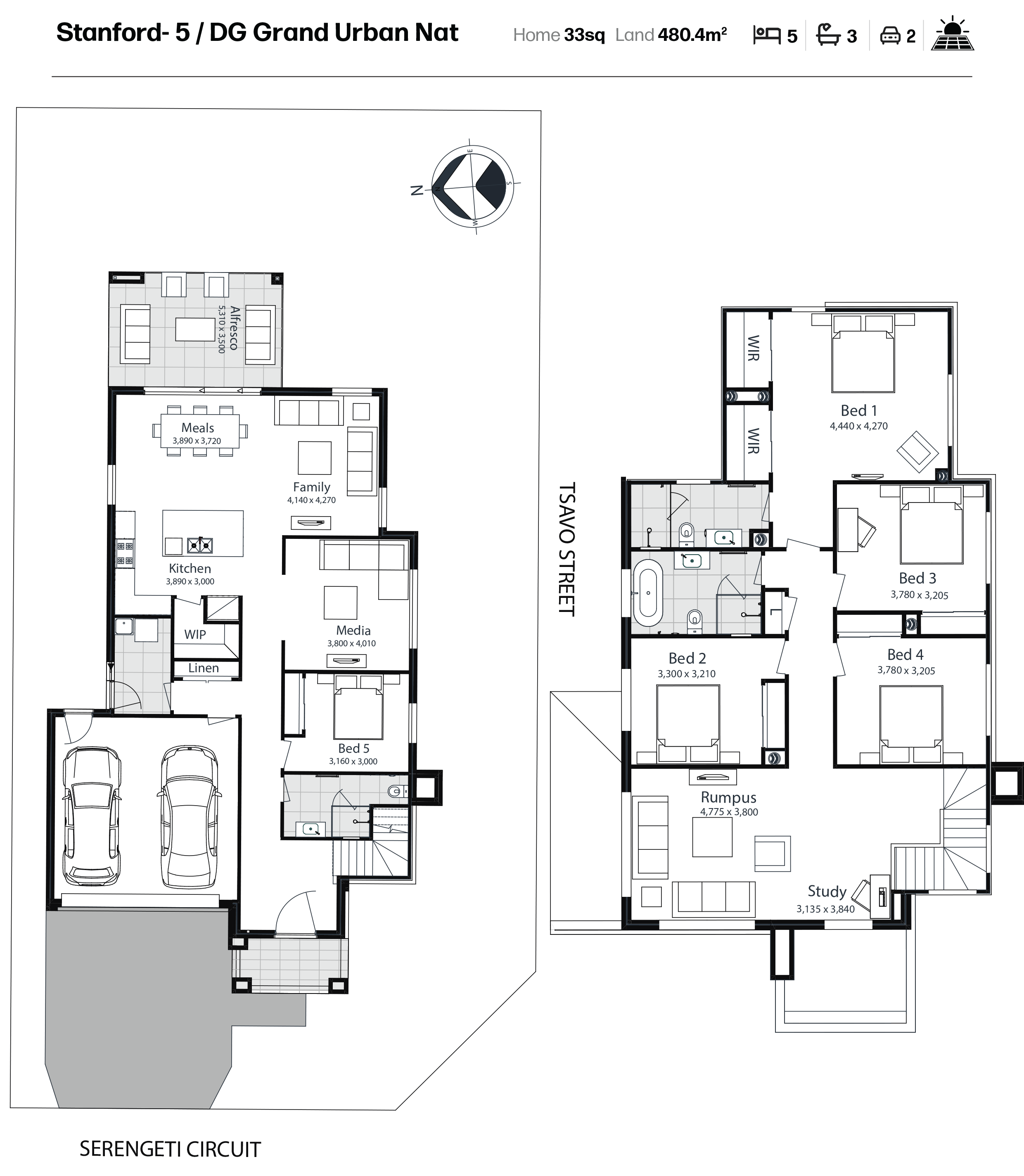 Nakuru Estate - Silverdale - Lot 621 Floorplan
