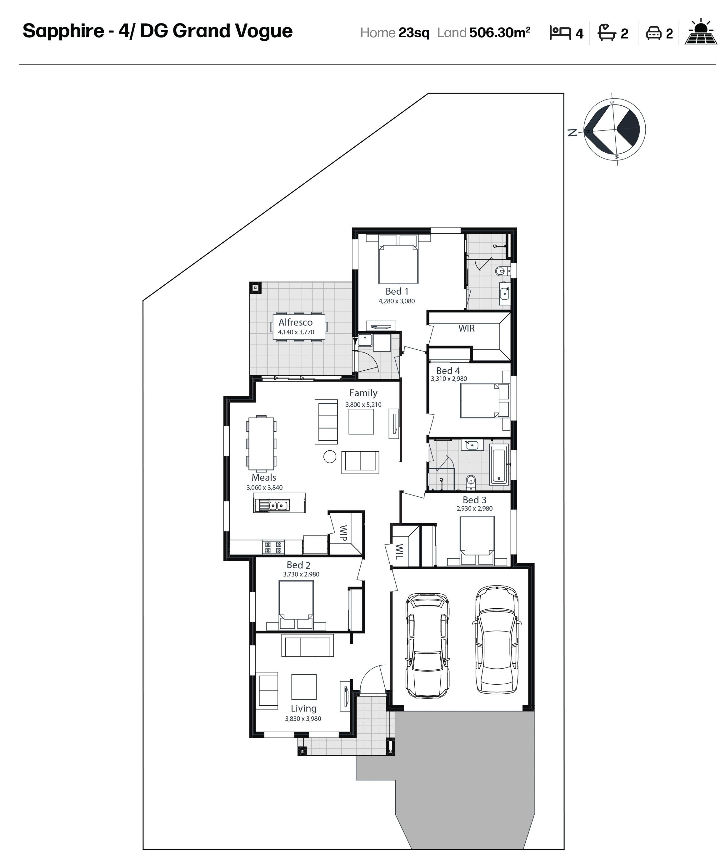 Nakuru Estate - Silverdale - Lot 624 Floorplan