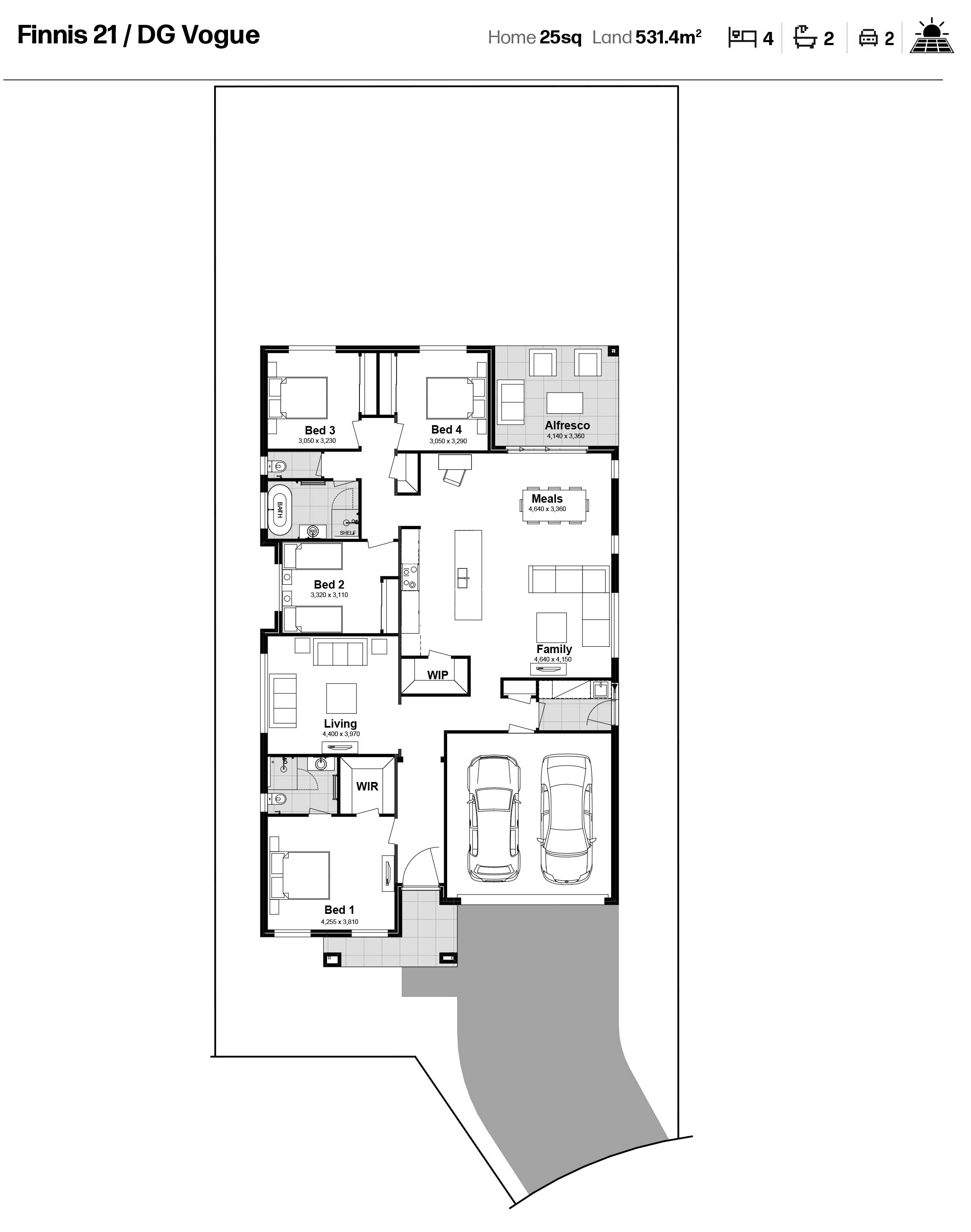 Nakuru Estate - Silverdale - Lot 705 Floorplan