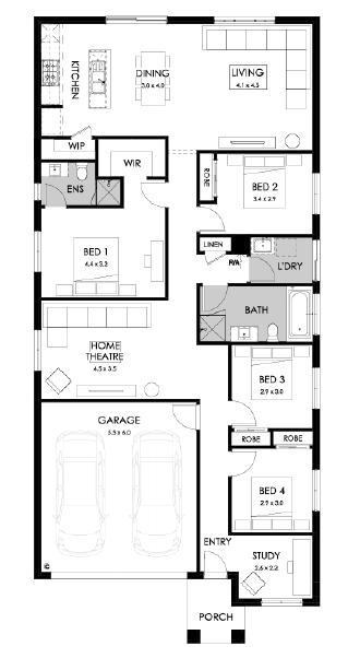 Neerim Lakes Estate - Neerim South - Lot 15 Floorplan