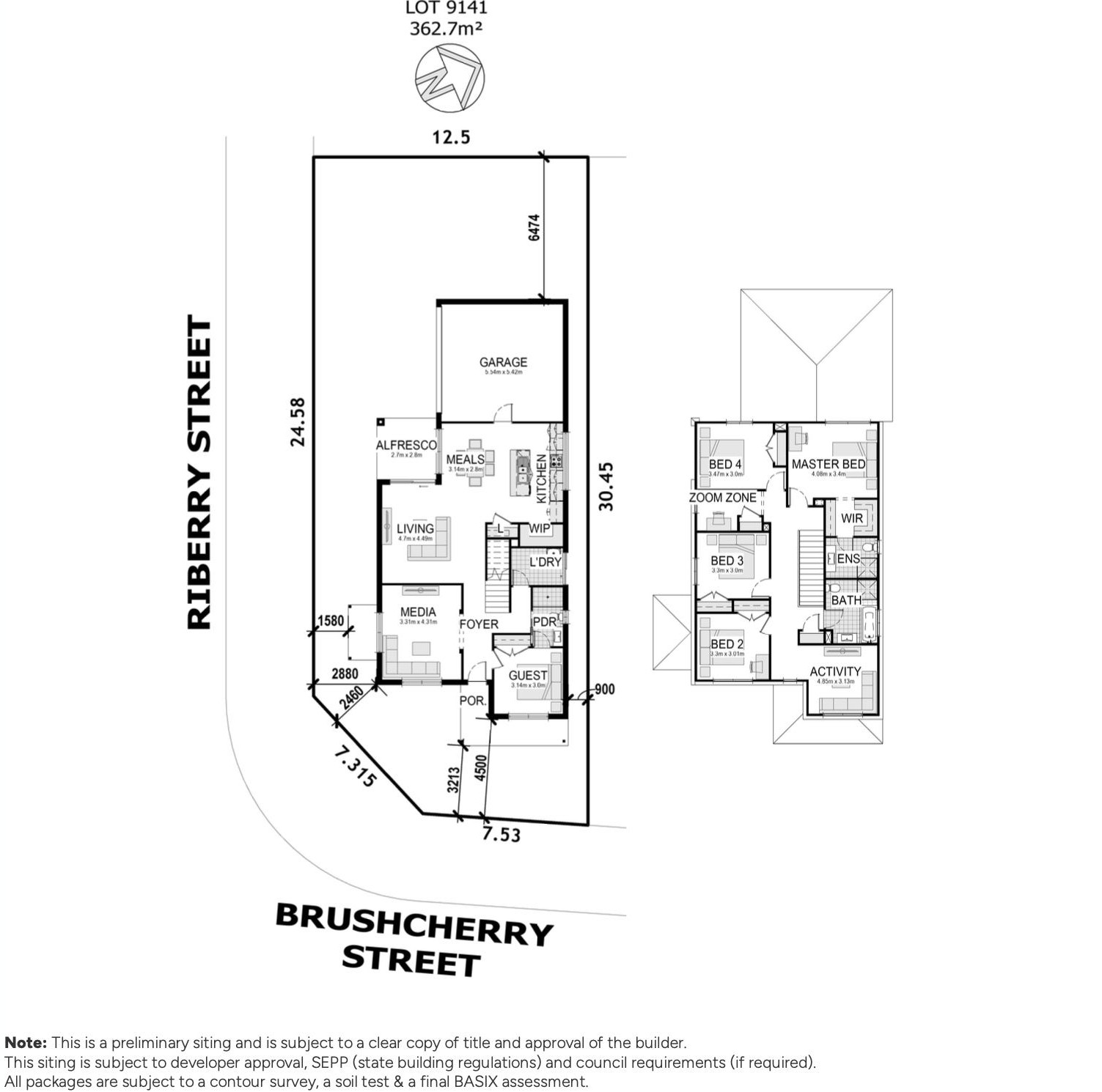 Newpark Estate - Melonba - Lot 9141 Floorplan