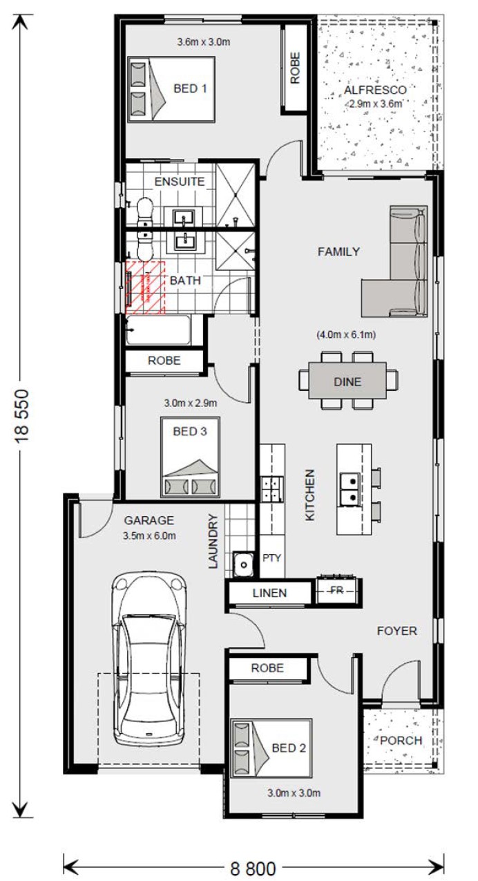 North Shore - Burdell - Lot 7232 Floorplan