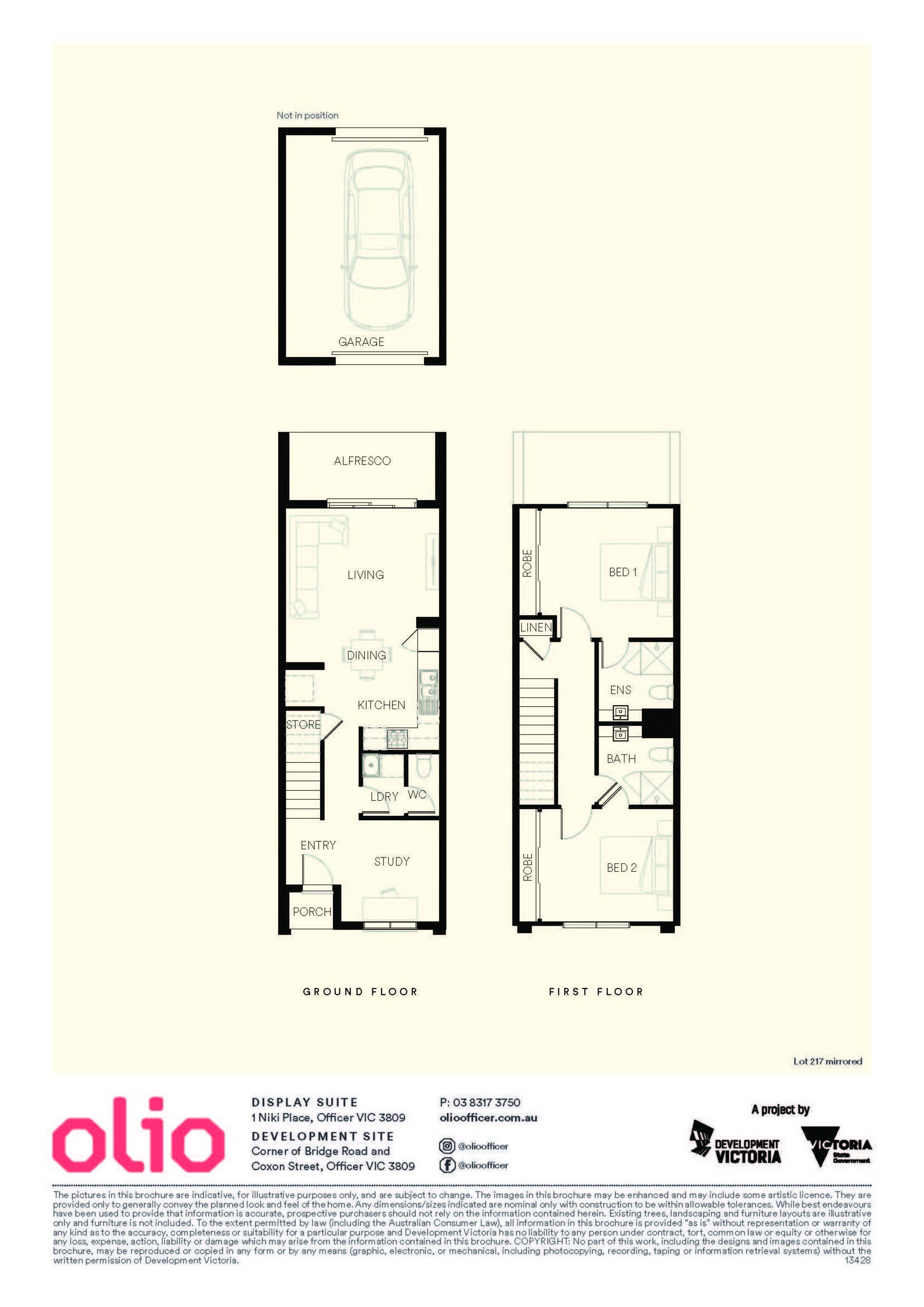 Olio Estate - Officer - Lot 216 Floorplan