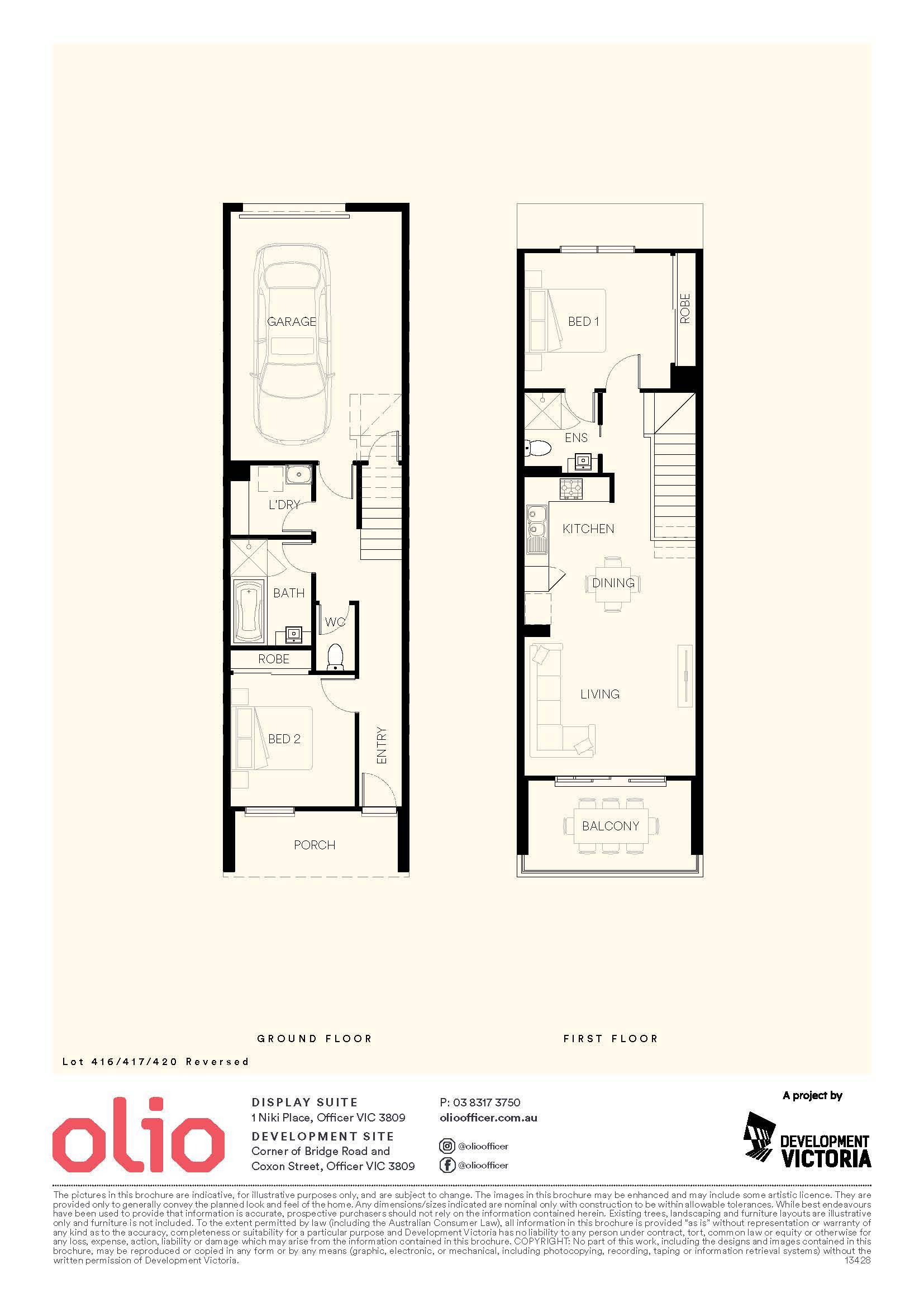 Olio Estate - Officer - Lot 421 Floorplan