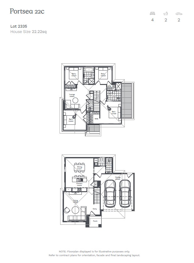 Orana Estate - Clyde North - Lot 2335 Floorplan