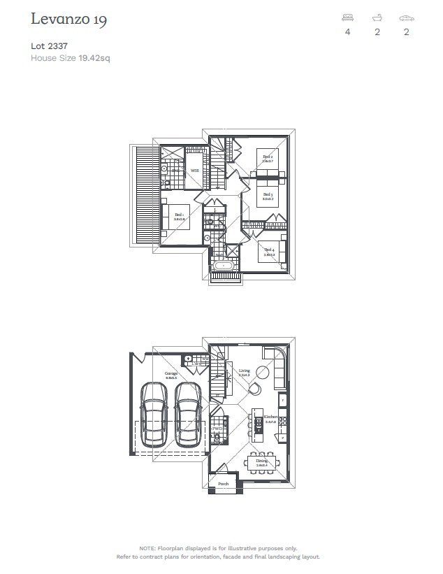 Orana Estate - Clyde North - Lot 2337 Floorplan