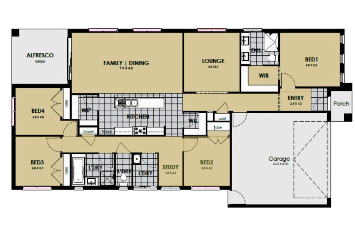 Panorama Estate - Morwell - Lot 28 Floorplan