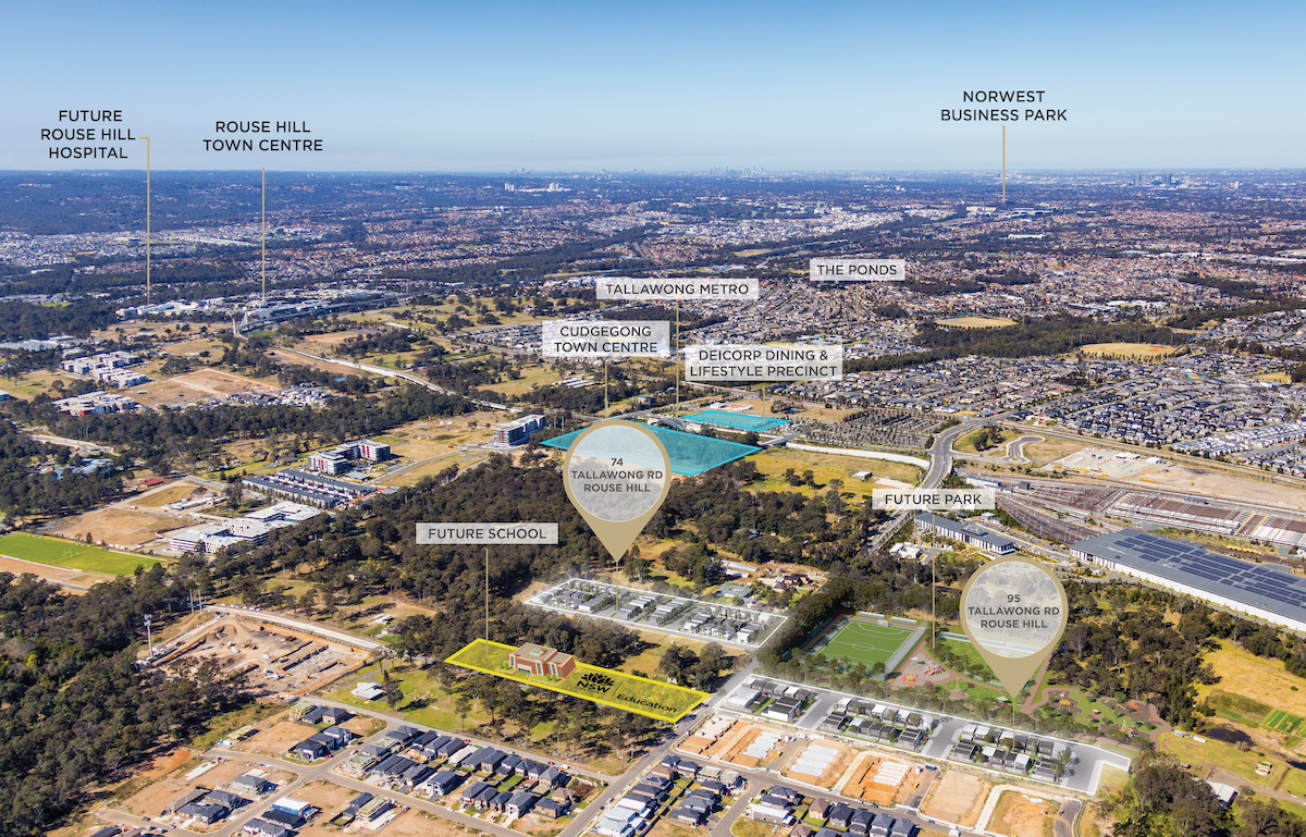 Park Avenue II Estate - Rouse Hill - Lot 4 Location Map