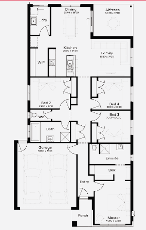 Parkers Grove - Shepparton - Lot 103 Floorplan