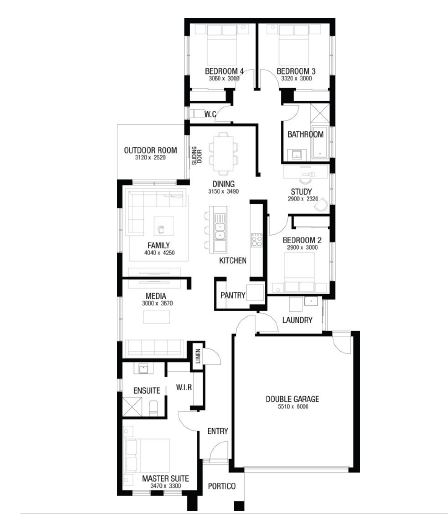 Parkers Grove - Shepparton - Lot 105 Floorplan