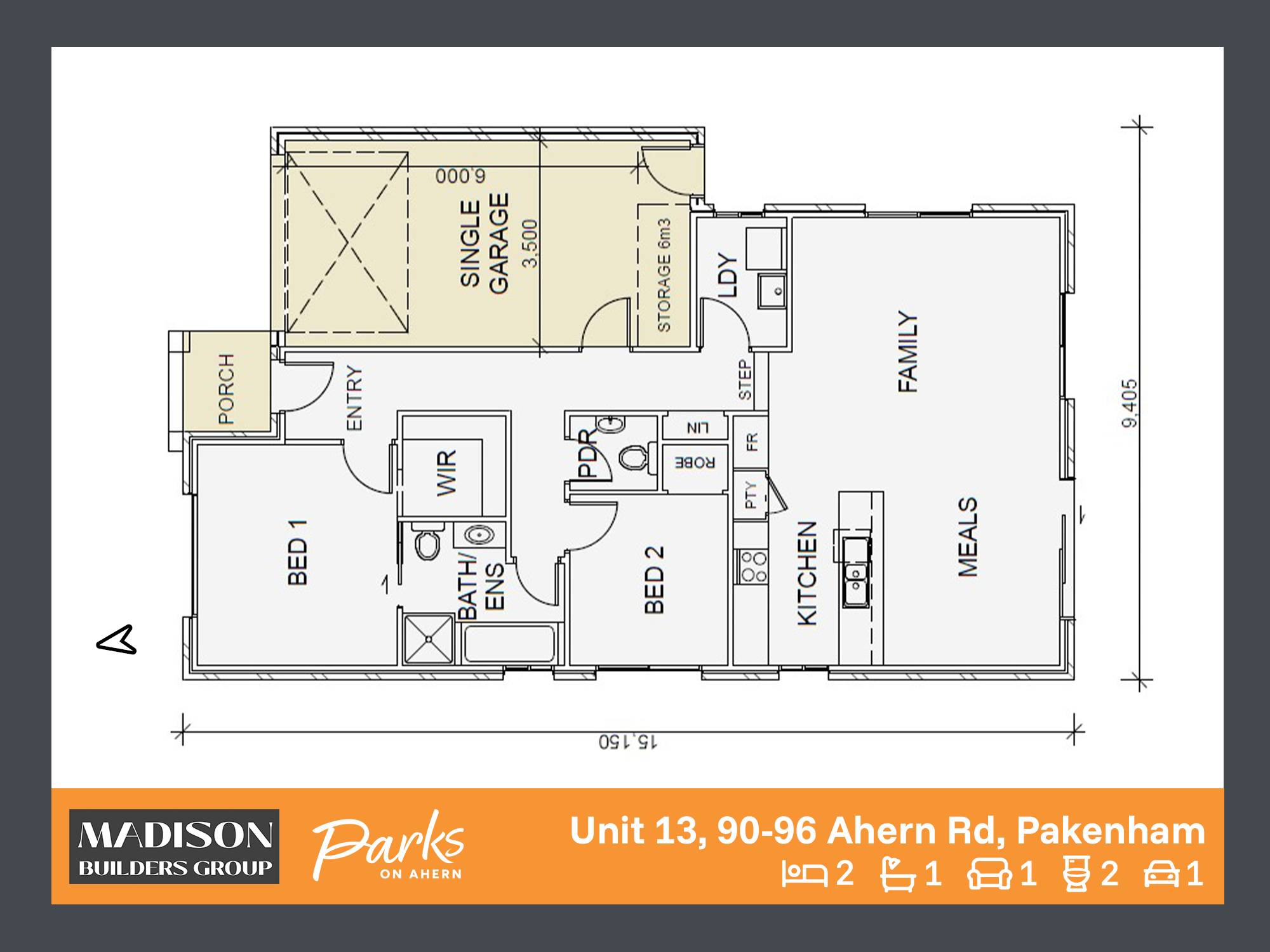 Parks on Ahern Estate - Pakenham - Lot 13 Floorplan