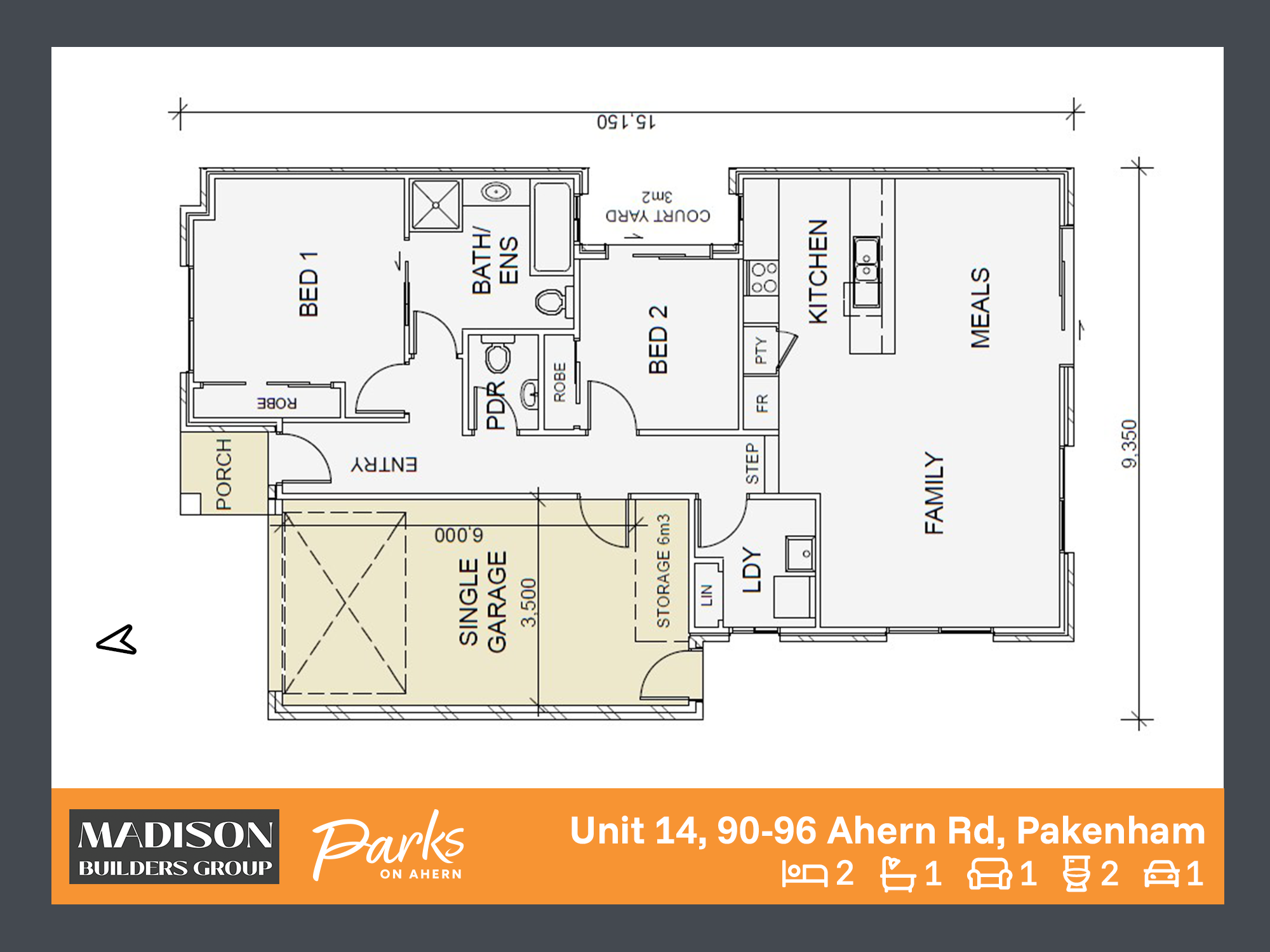 Parks on Ahern Estate - Pakenham - Lot 14 Floorplan