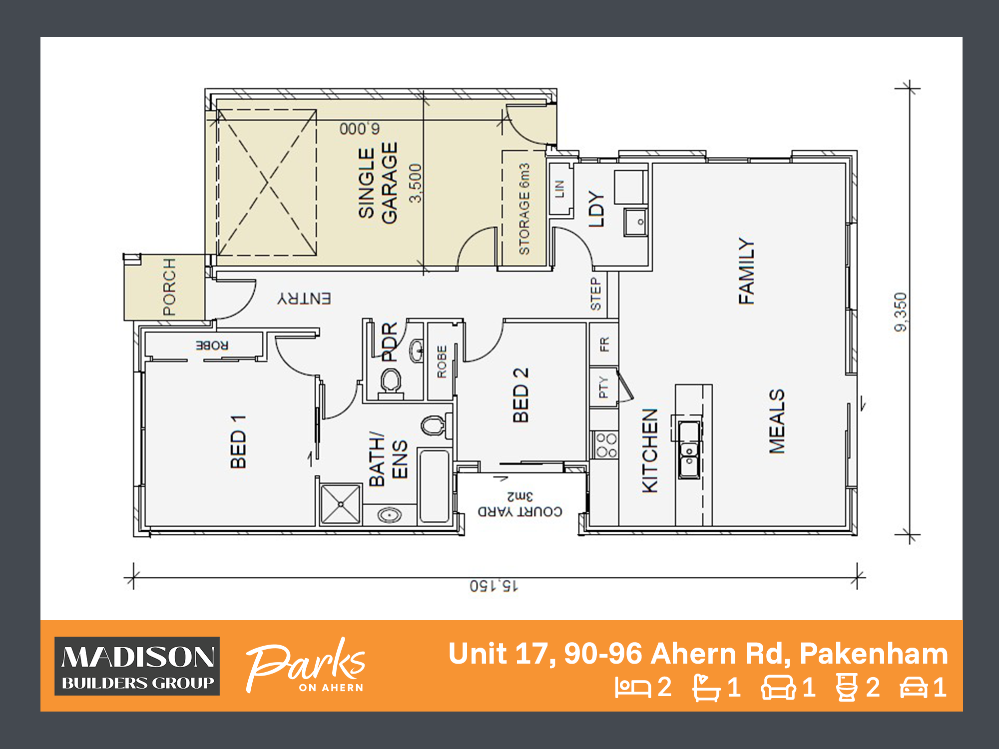 Parks on Ahern Estate - Pakenham - Lot 17 Floorplan