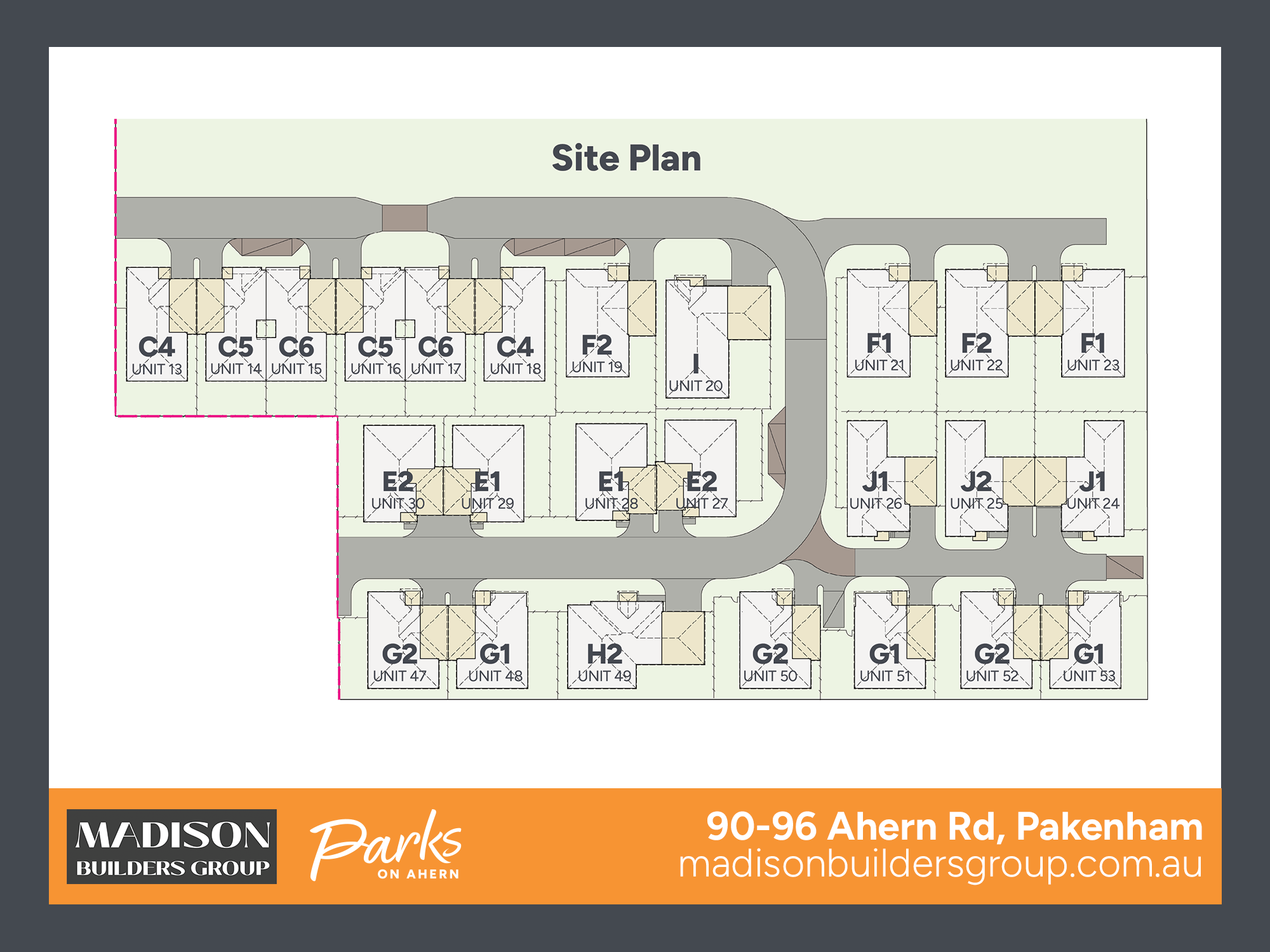 Parks on Ahern Estate - Pakenham - Lot 48 Masterplan