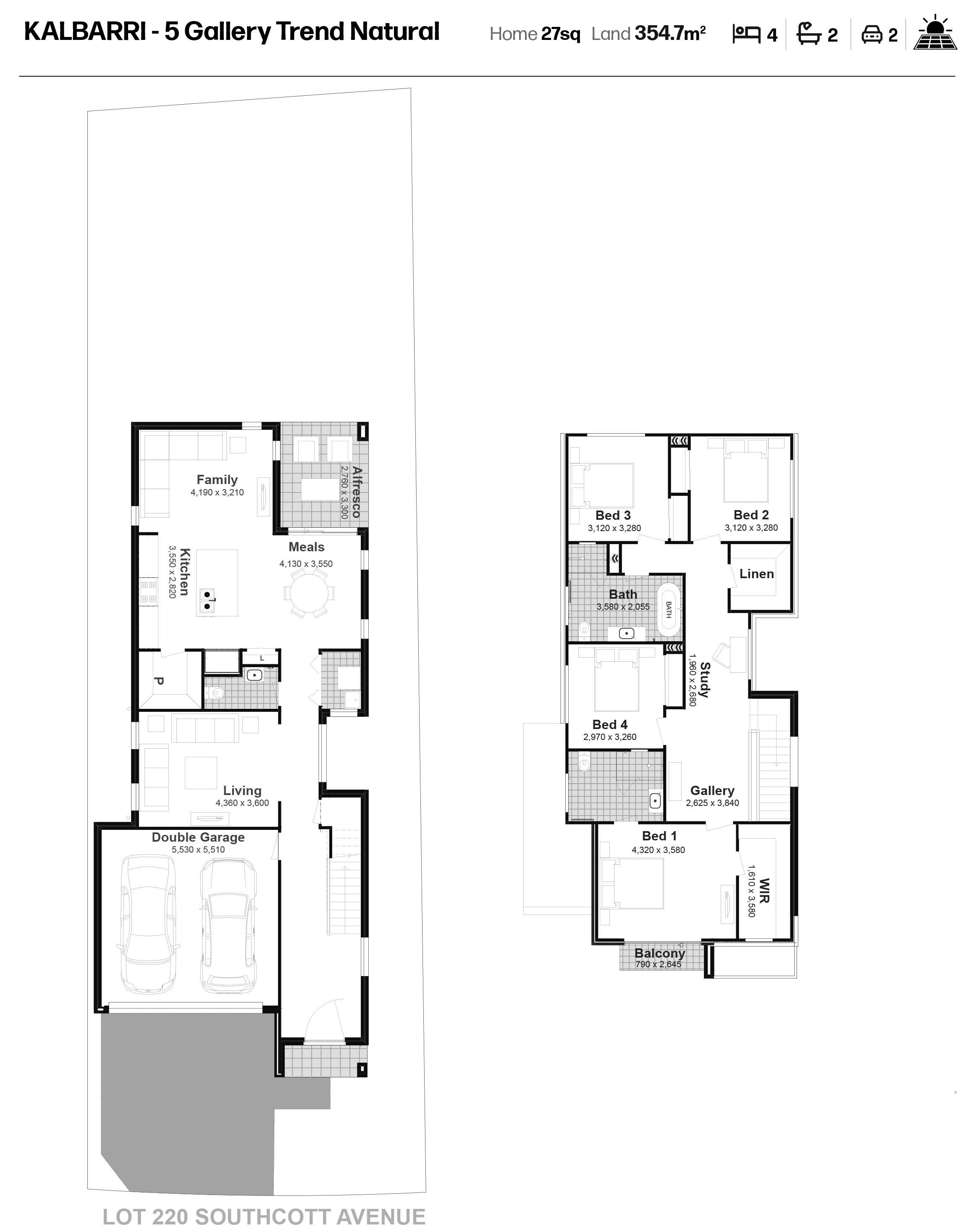 Redgum Rise Estate - Oakville - Lot 220 Floorplan