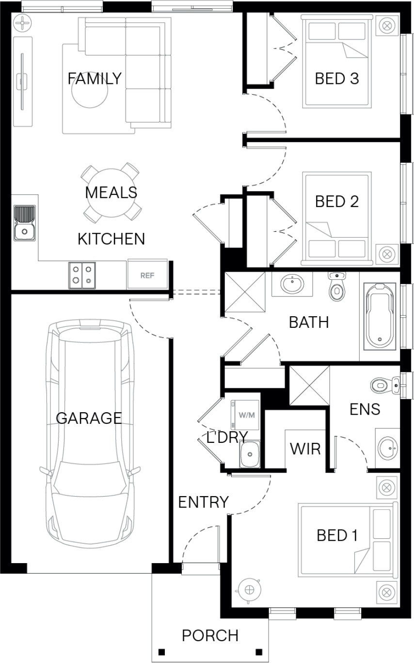 Redstone Estate - Sunbury - Lot 146 Floorplan