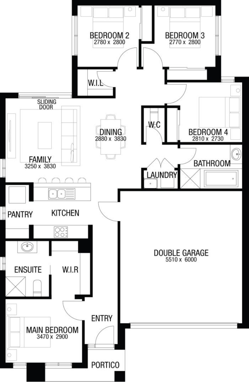 Redstone Estate - Sunbury - Lot 2145 Floorplan