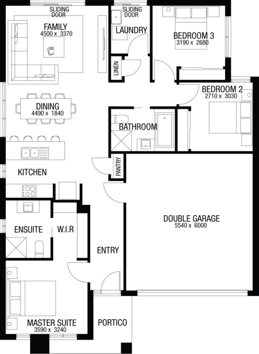 Redstone Estate - Sunbury - Lot 2145 Floorplan