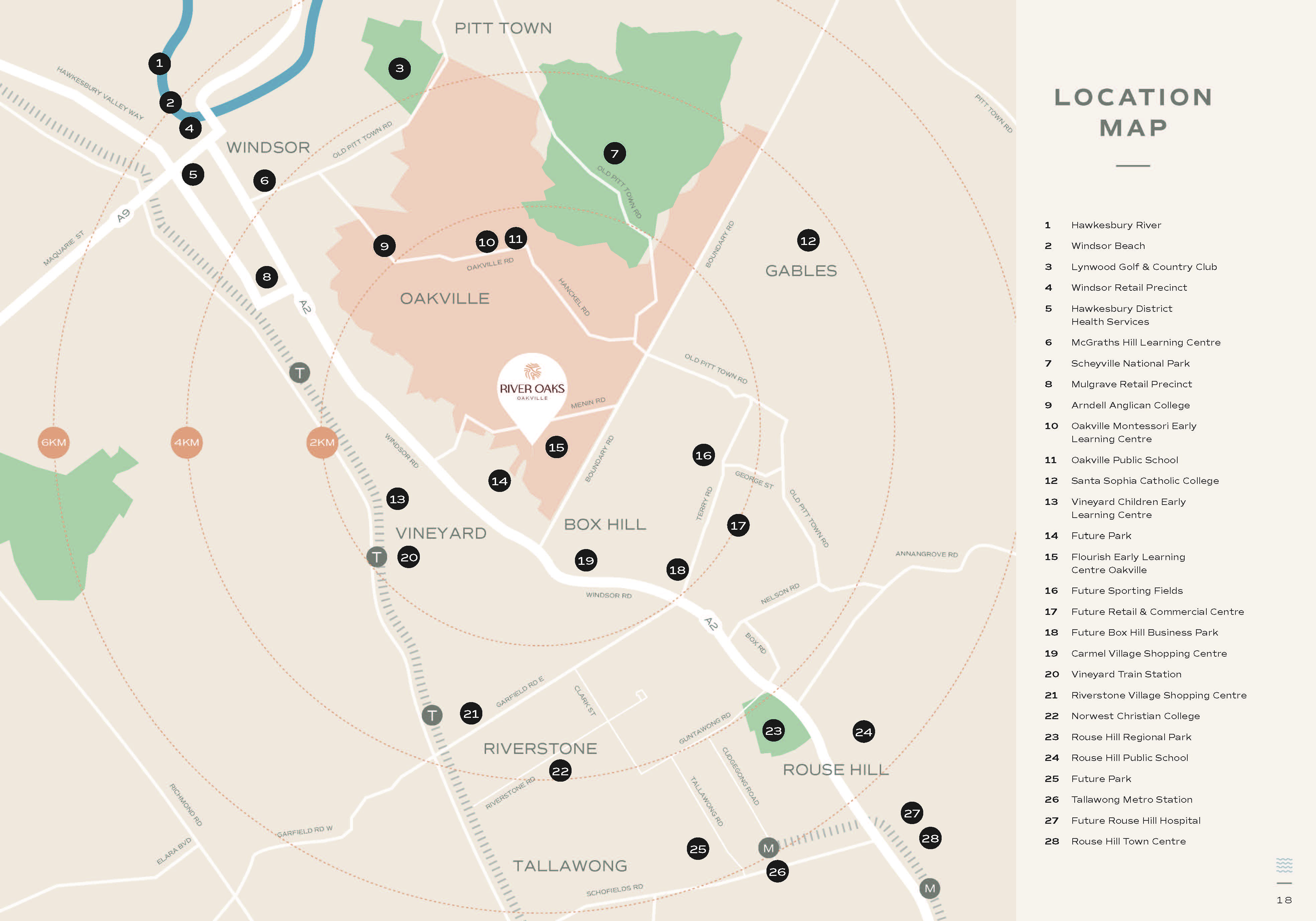 River Oaks Estate - Oakville - Lot 81 Location Map