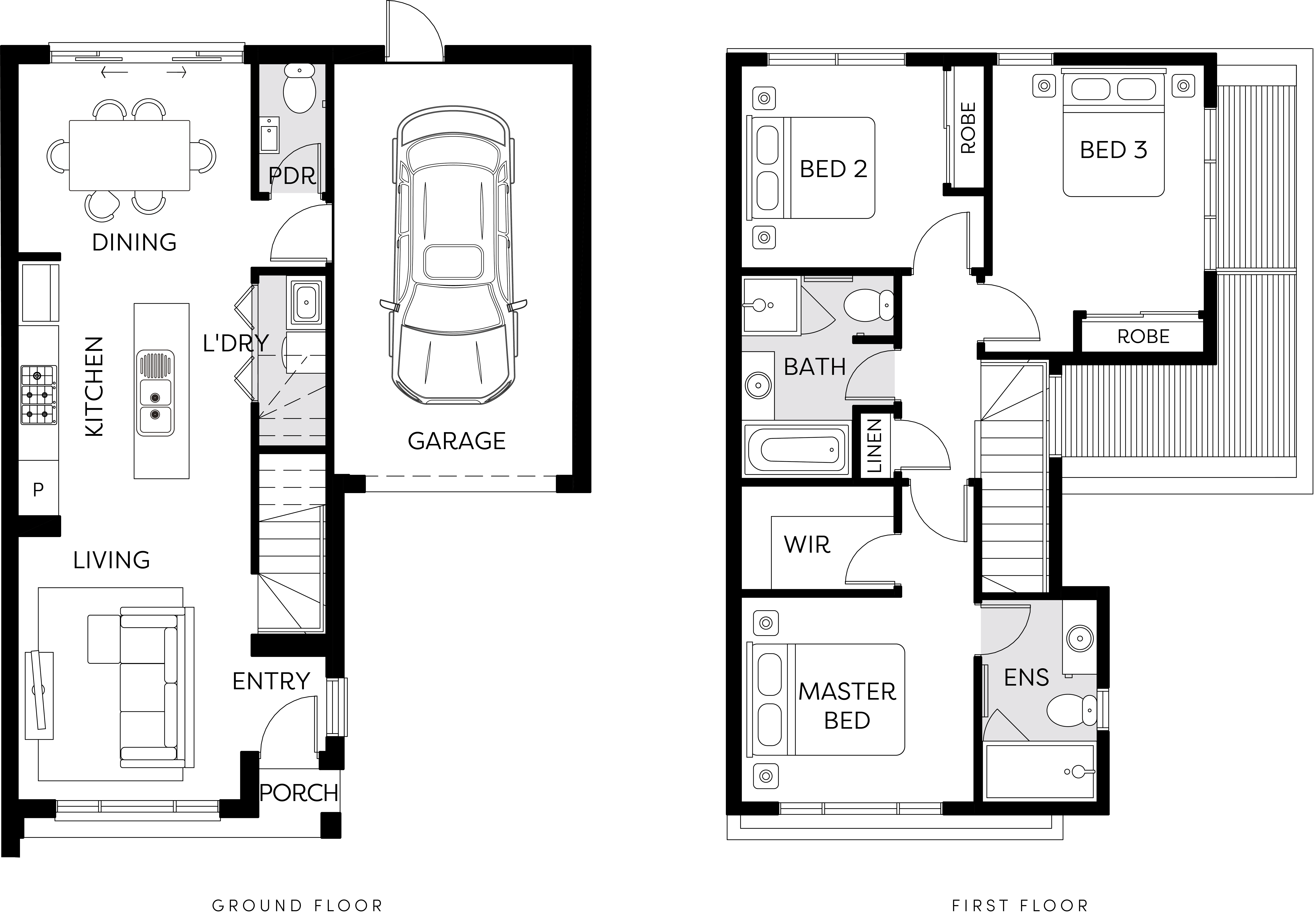Roselle Townhomes - Springvale South - Lot 15 Floorplan