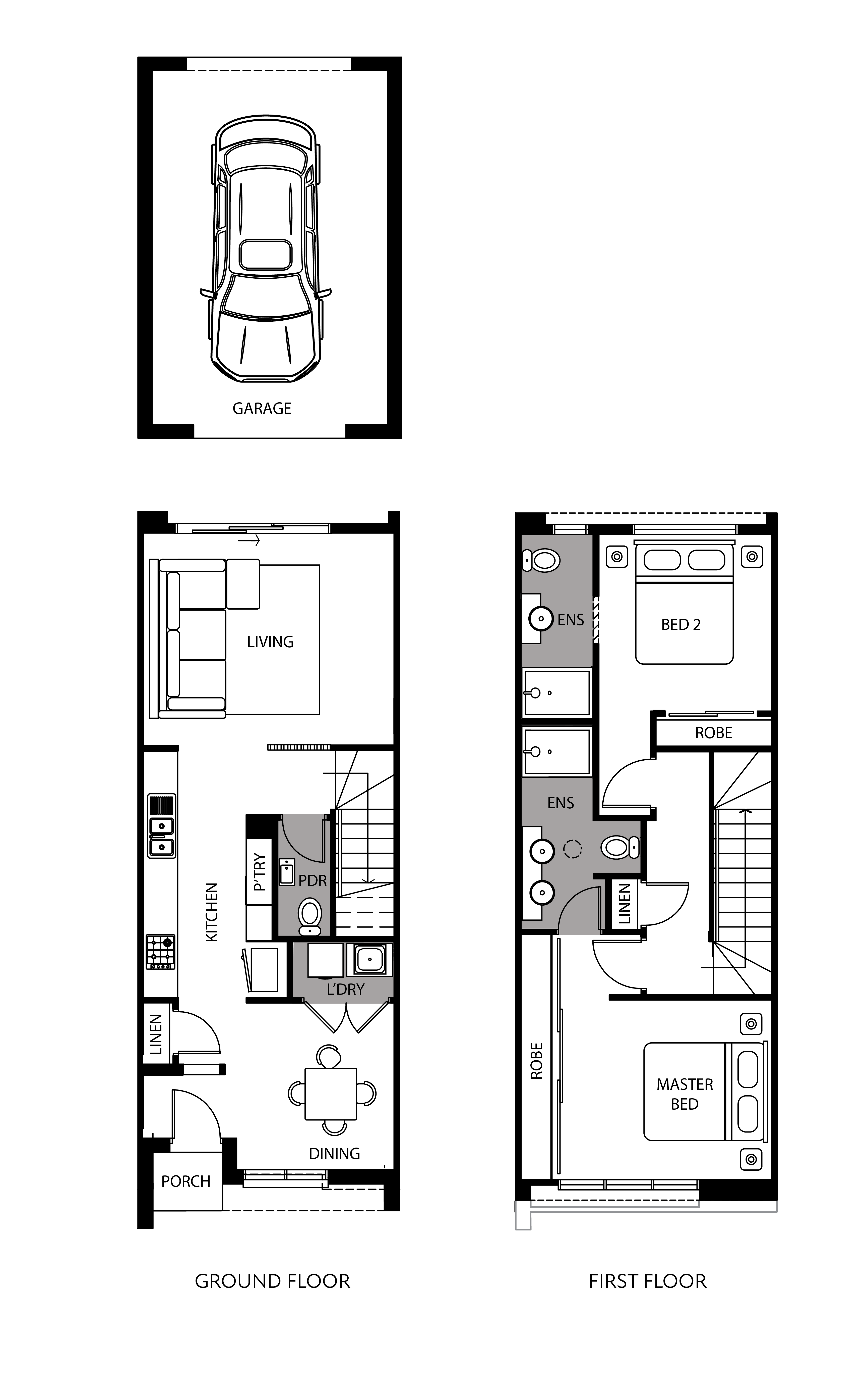 Roselle Townhomes - Springvale South - Lot 641B Floorplan