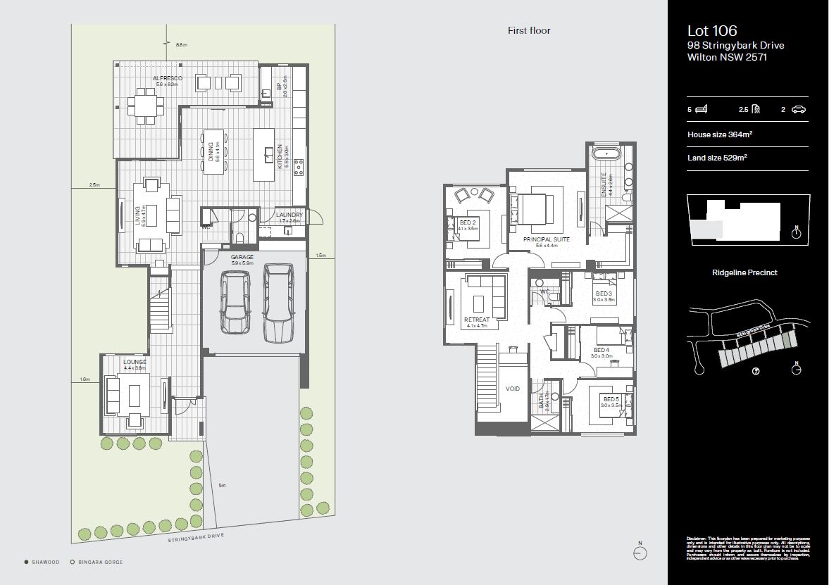 SHAWOOD at Bingara Gorge - Wilton - Lot 106 Floorplan